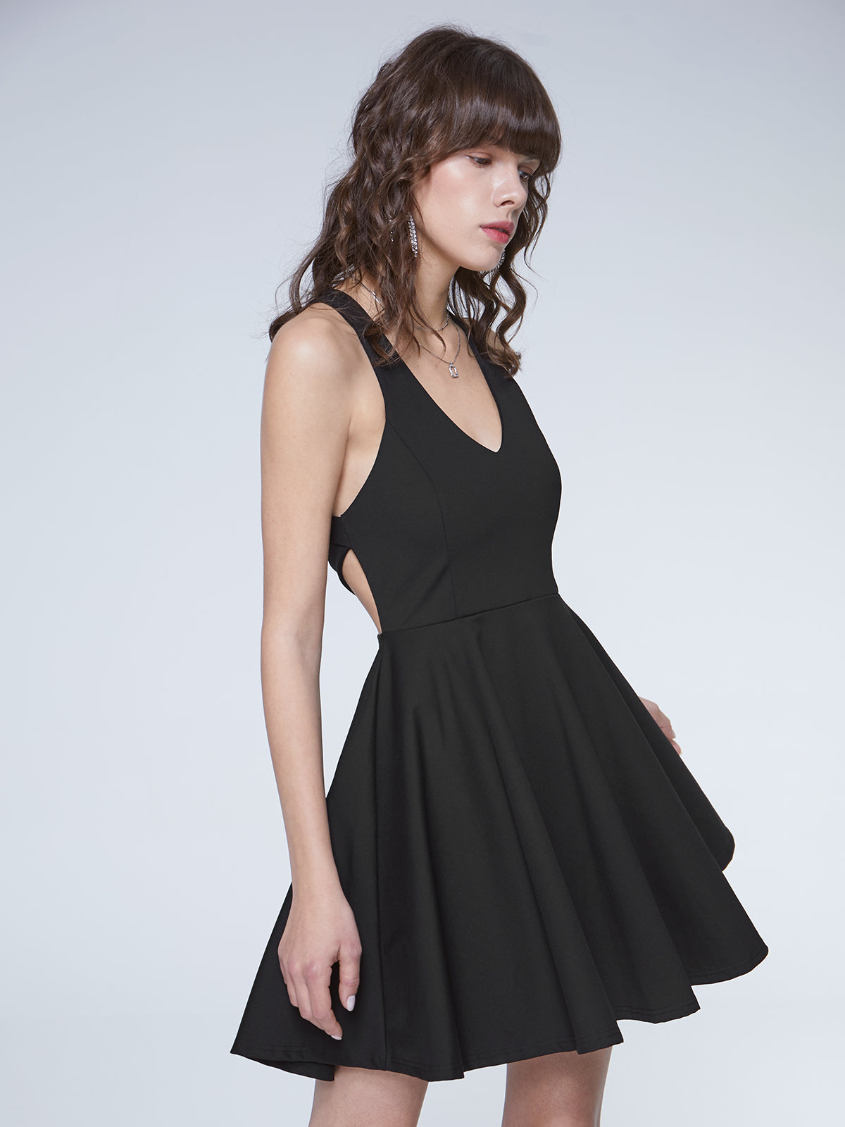 Thecomense - Back Strap Casual Dress