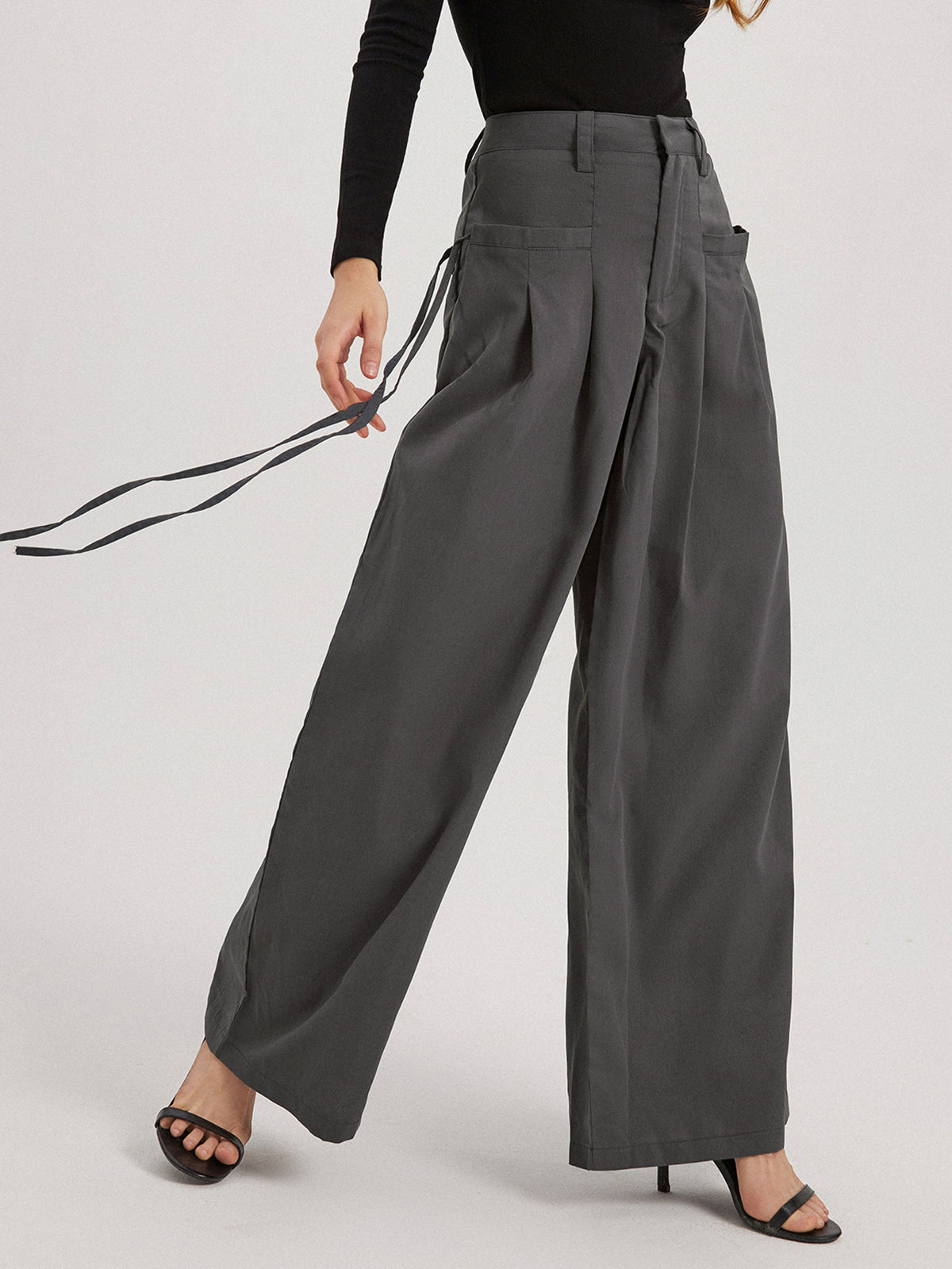 Thecomense - Alley Cargo Wide Leg Pants