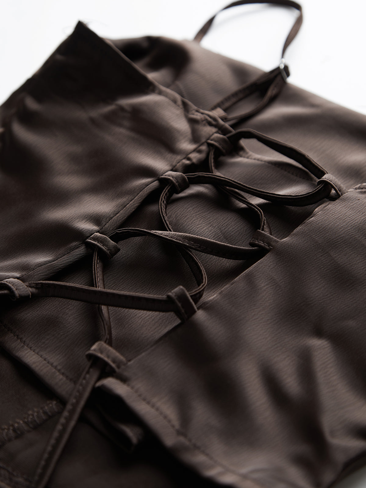 Thecomense - Cocoa Beans Corset Top
