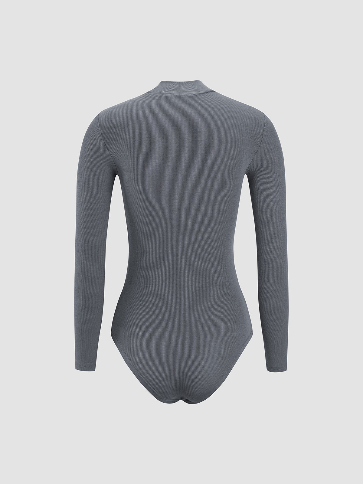 Thecomense - Solid Basic White Bodysuit