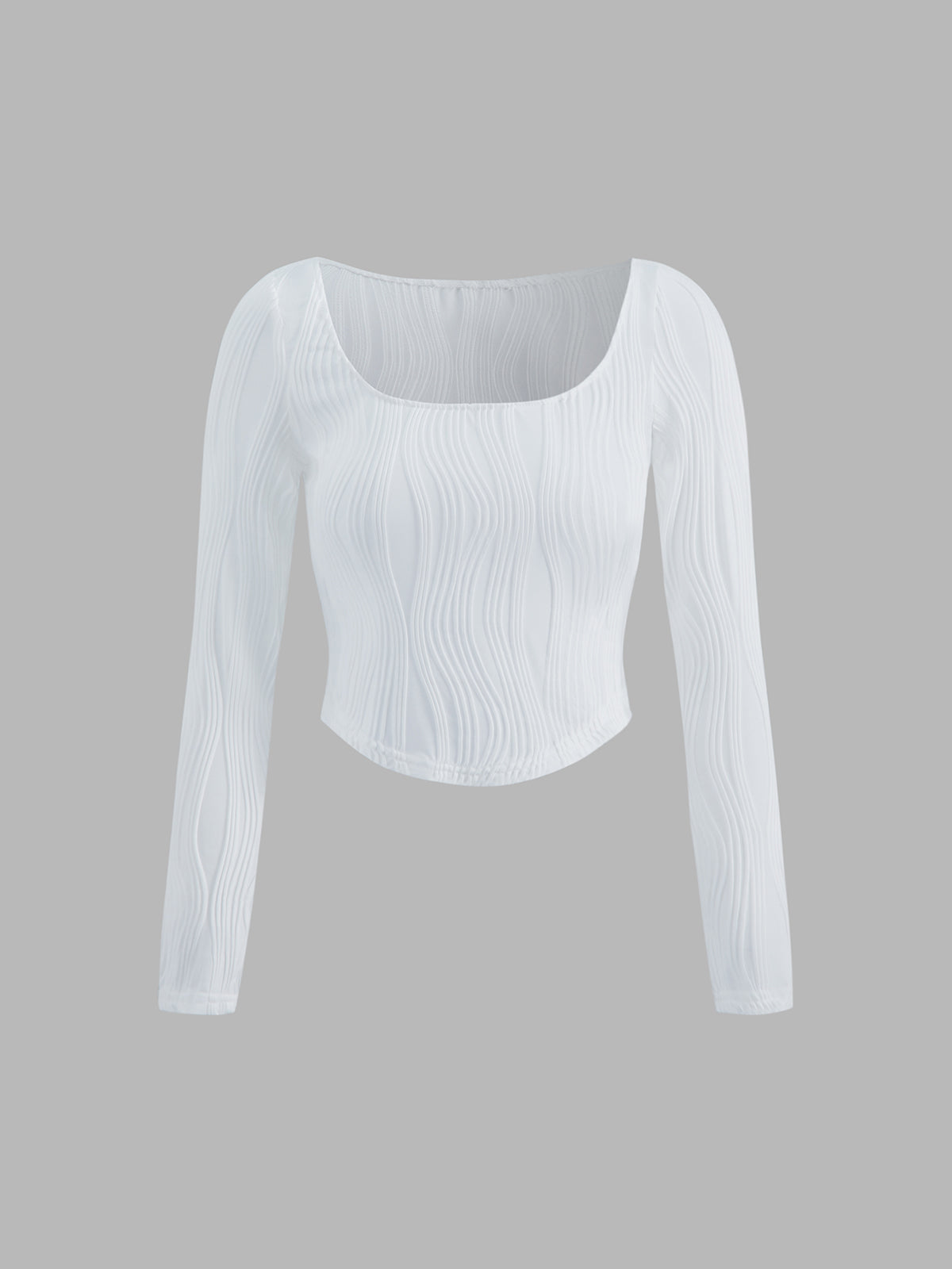 Thecomense - Myrtle Waves Square Neck Top
