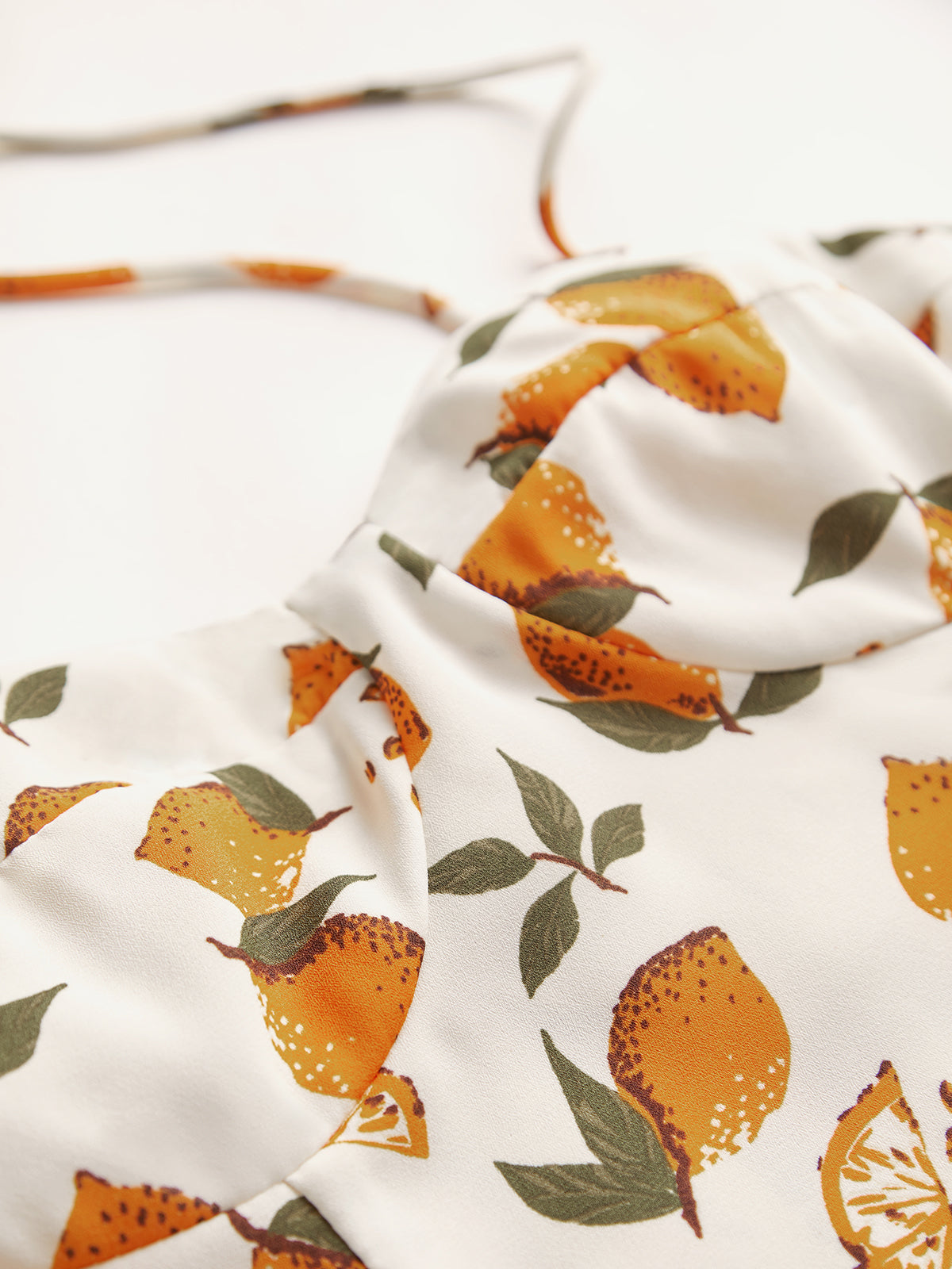 Thecomense - Sweetheart Orange Fruit Contour Tank Top