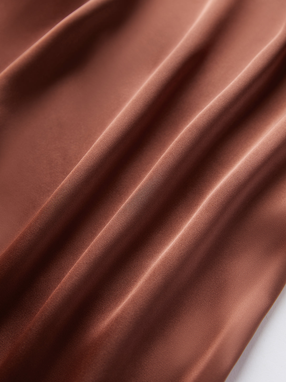 Thecomense - Cocoa Beans Ruched Flowy Skirt