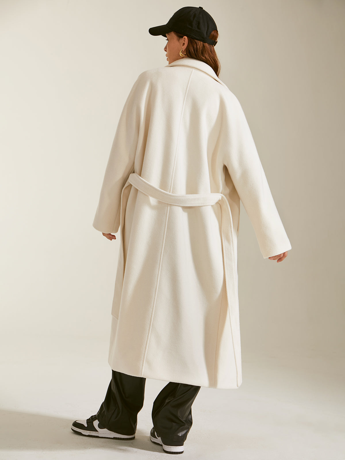 Thecomense - Double Breasted Notch Lapel Overcoat
