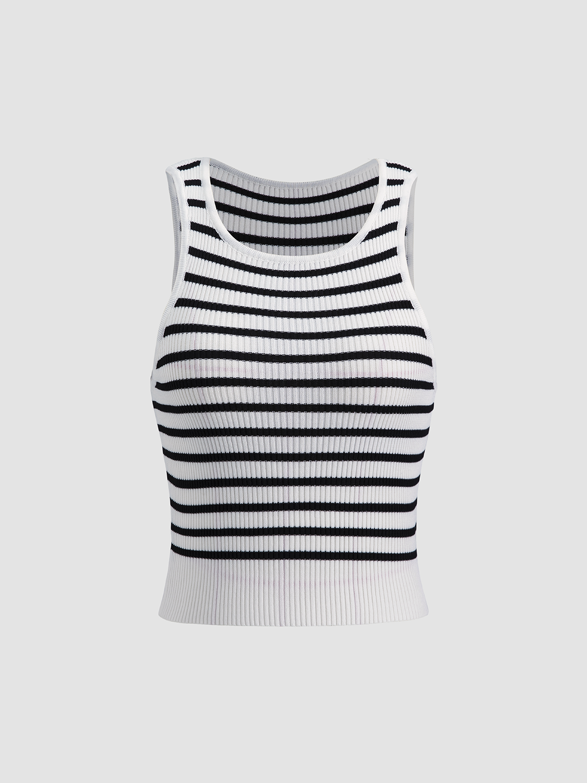 Thecomense - Wear Your Stripes Knitted Tank Top