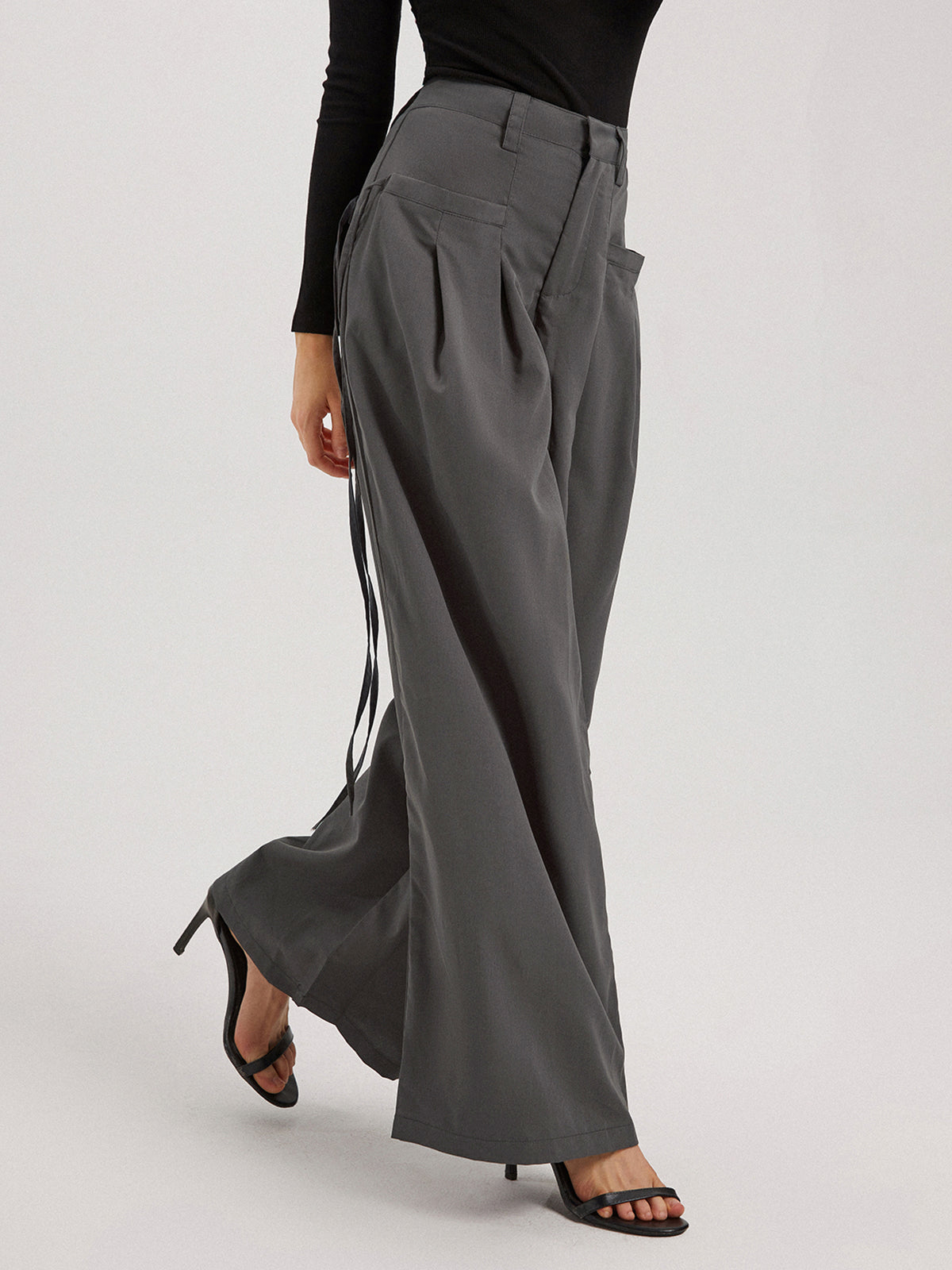 Thecomense - Alley Cargo Wide Leg Pants