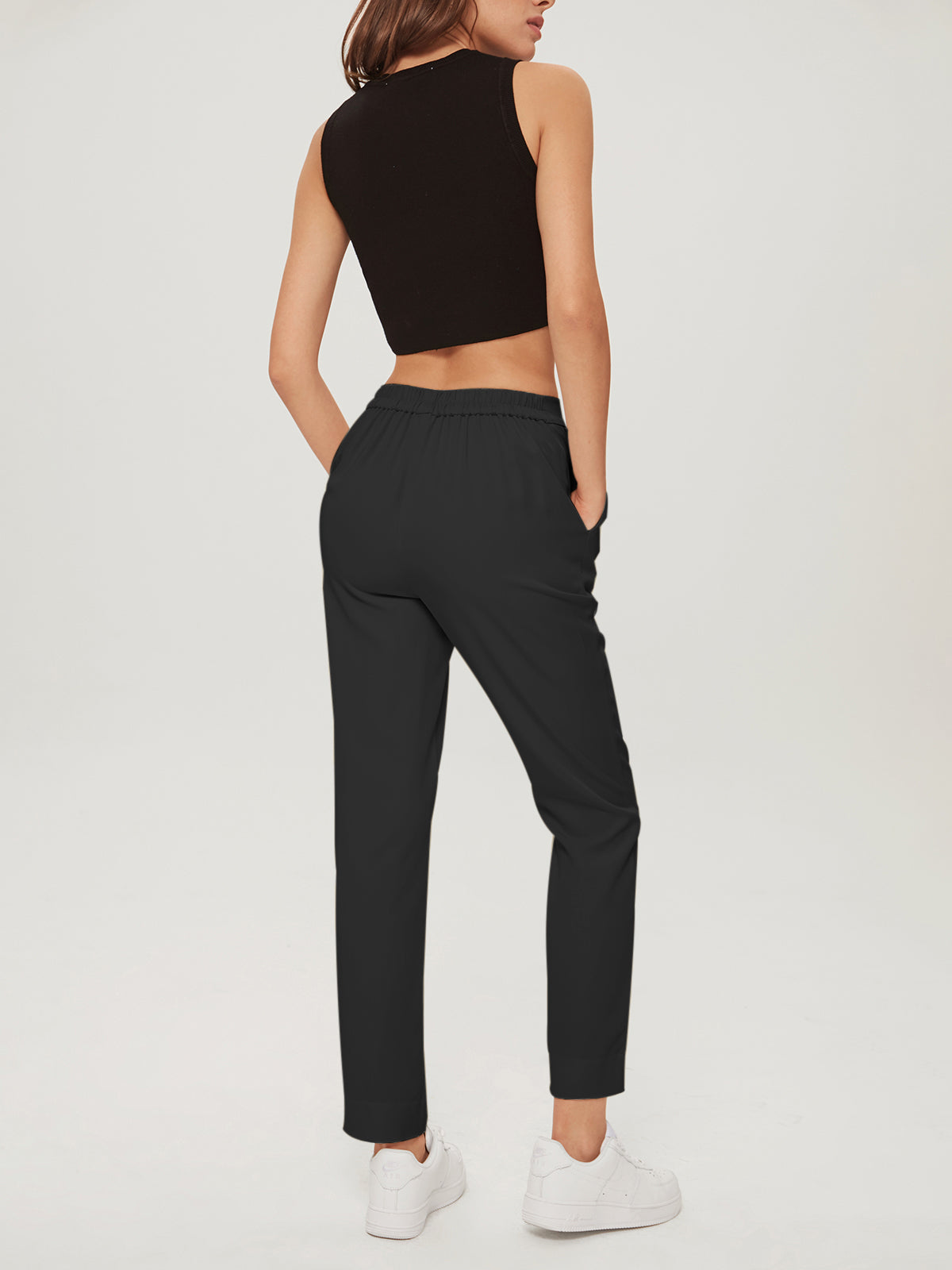 Thecomense - Everyday Cropped Slim Trousers