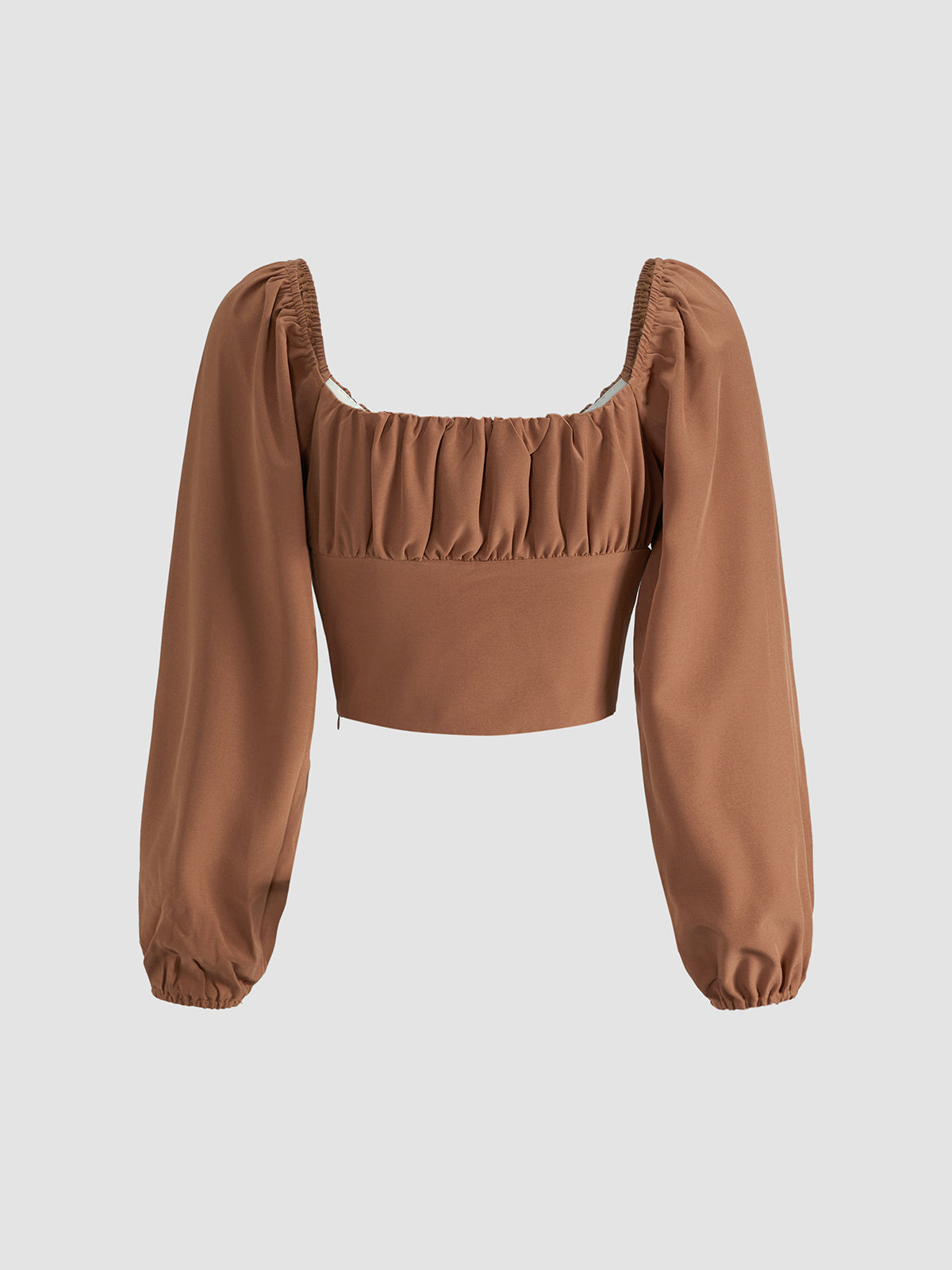 Thecomense - Retro Future Puff Sleeve Top