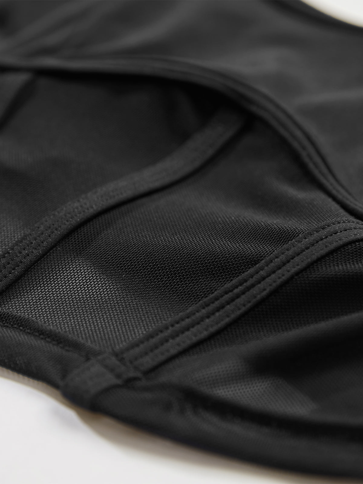 Thecomense - Cropped Mesh Corset Square Neck Tank Top