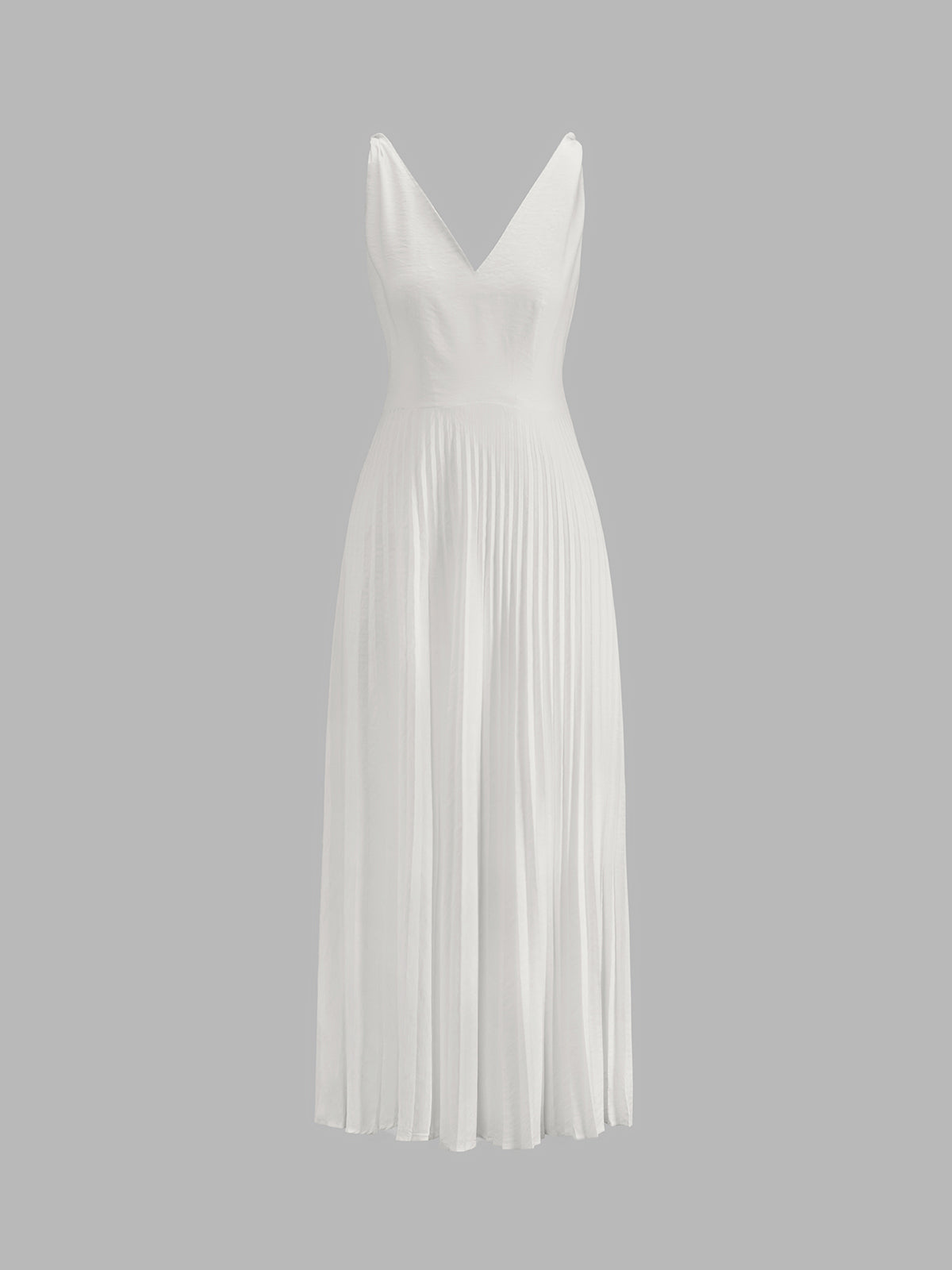 Thecomense - V-Neck Textured Cami Dress