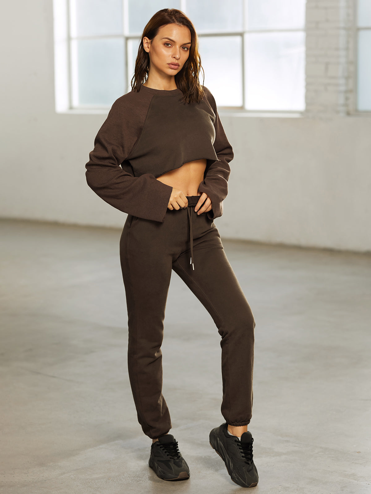 Thecomense - Street Essential - Cropped Essential Wide Sleeve Sweater