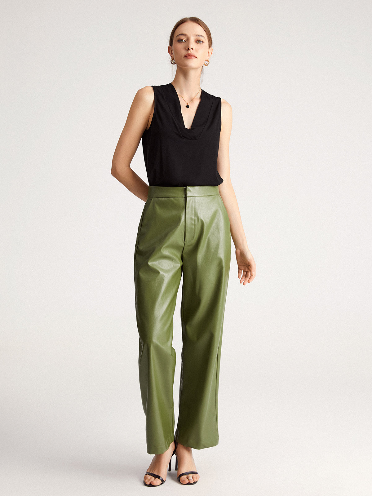 Thecomense - Relaxed Girl Boss Pants