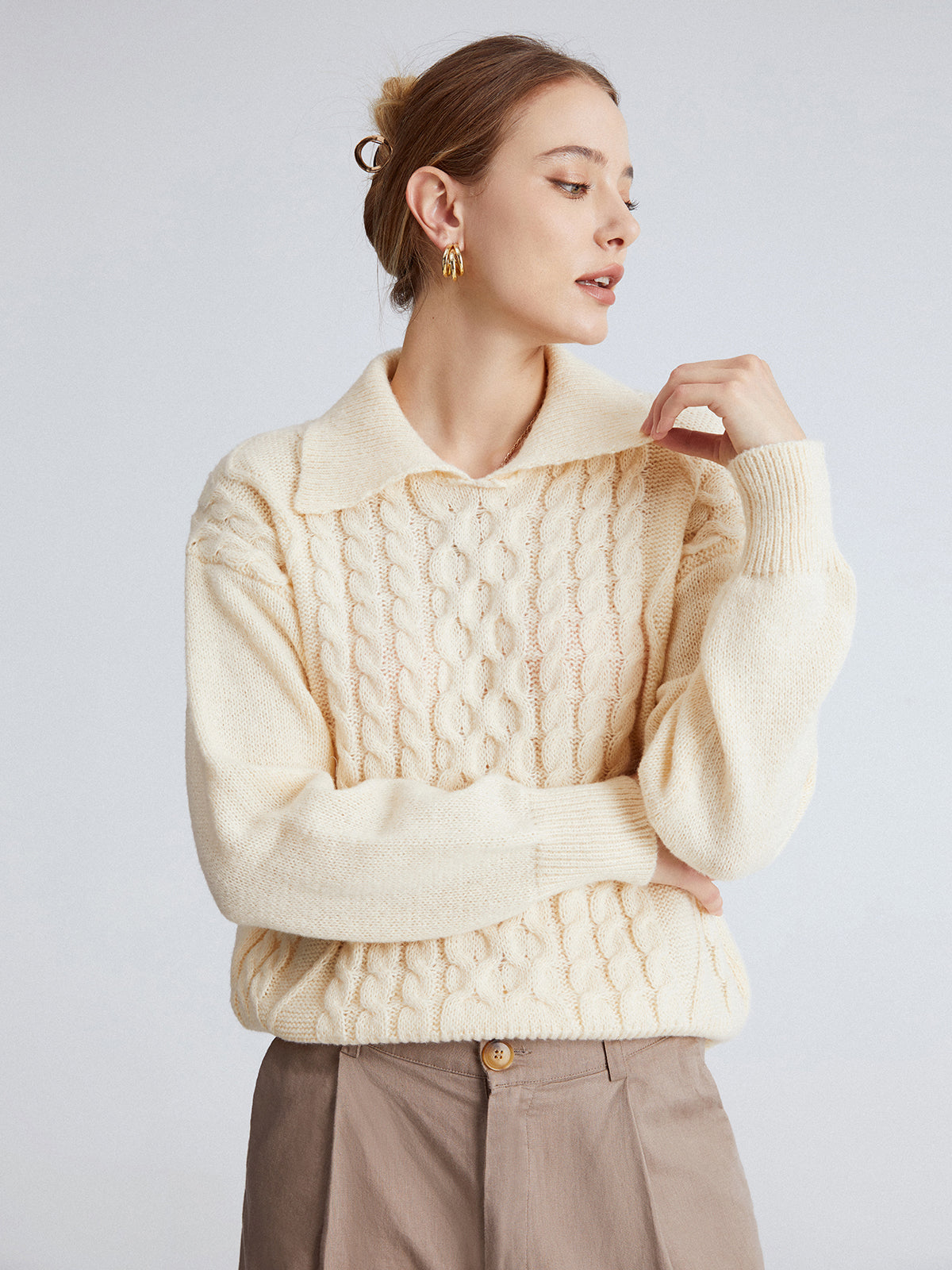 Thecomense - Cambridge Academia Cable Sweater