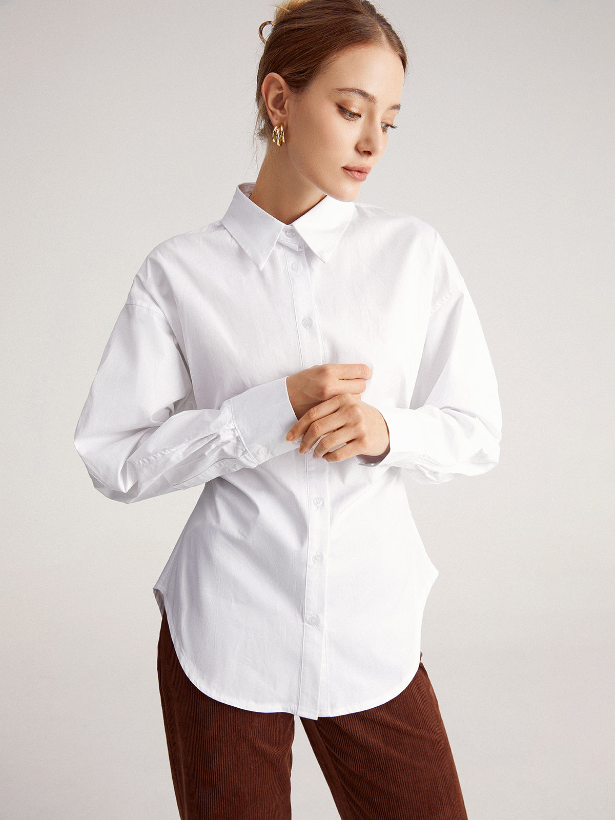 Thecomense - Breakfast Milk Collared Shirt