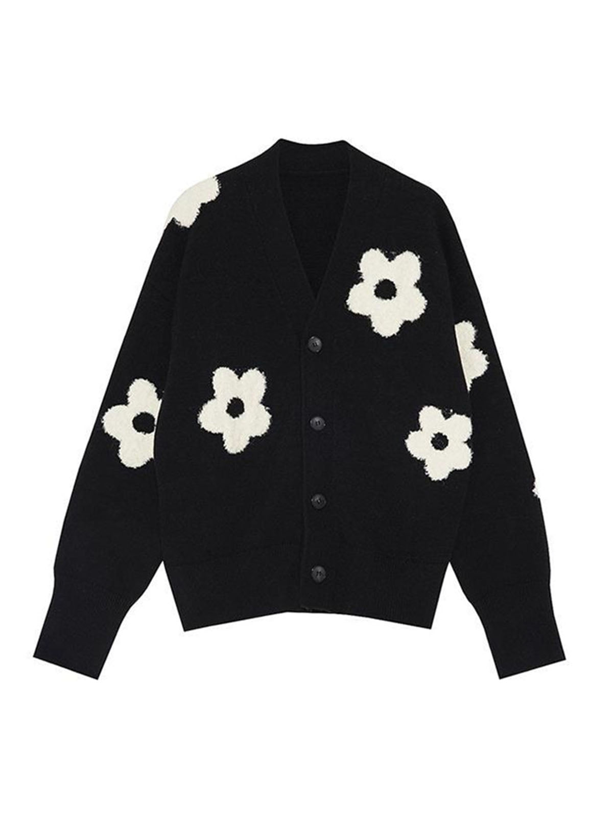 Thecomense - Floral Cardigan