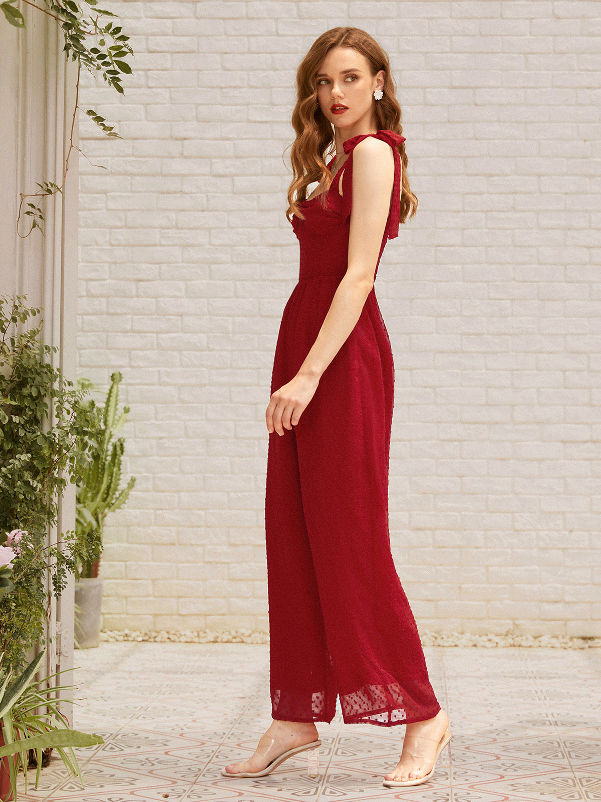 Thecomense - Lovestruck Wide Leg Jumpsuit