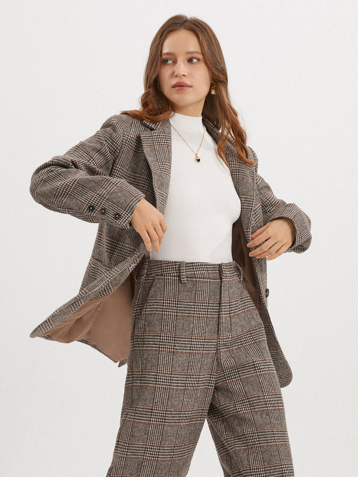 Thecomense - Glen Plaid Blazer