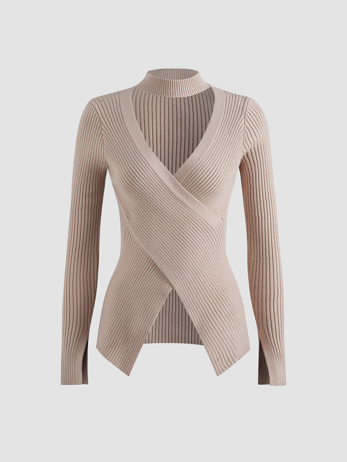 Thecomense - Cross My Heart Long Sleeve Top