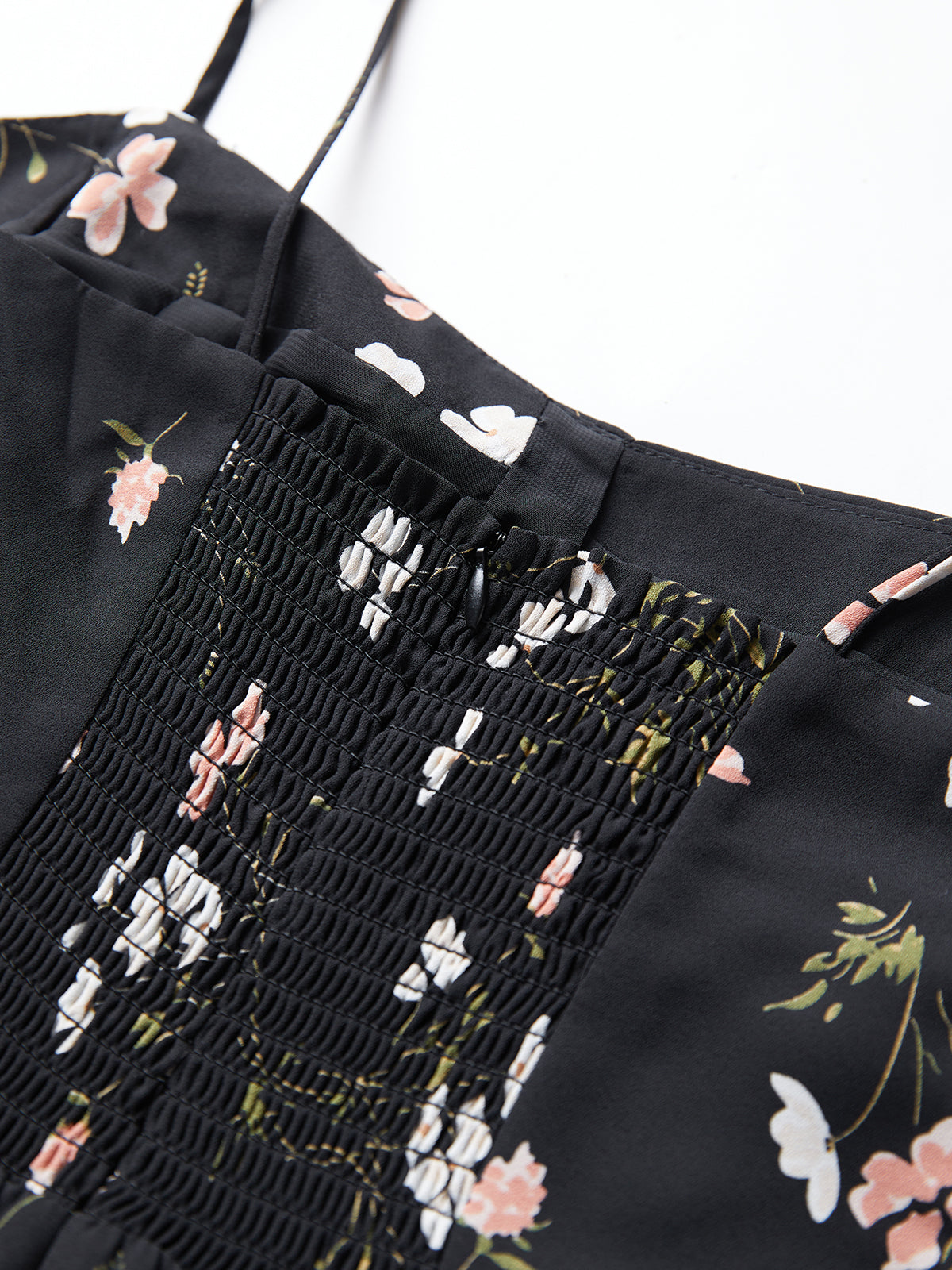 Thecomense - Ornate Floral Strap Dress