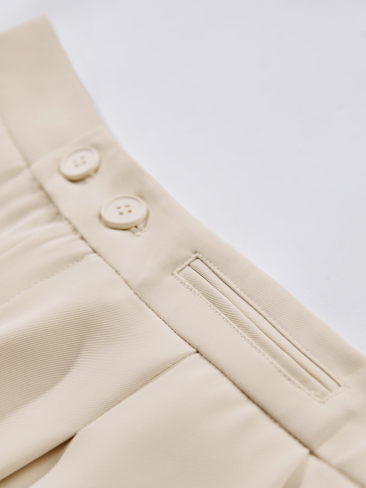 Thecomense - High Waisted Trouser Shorts