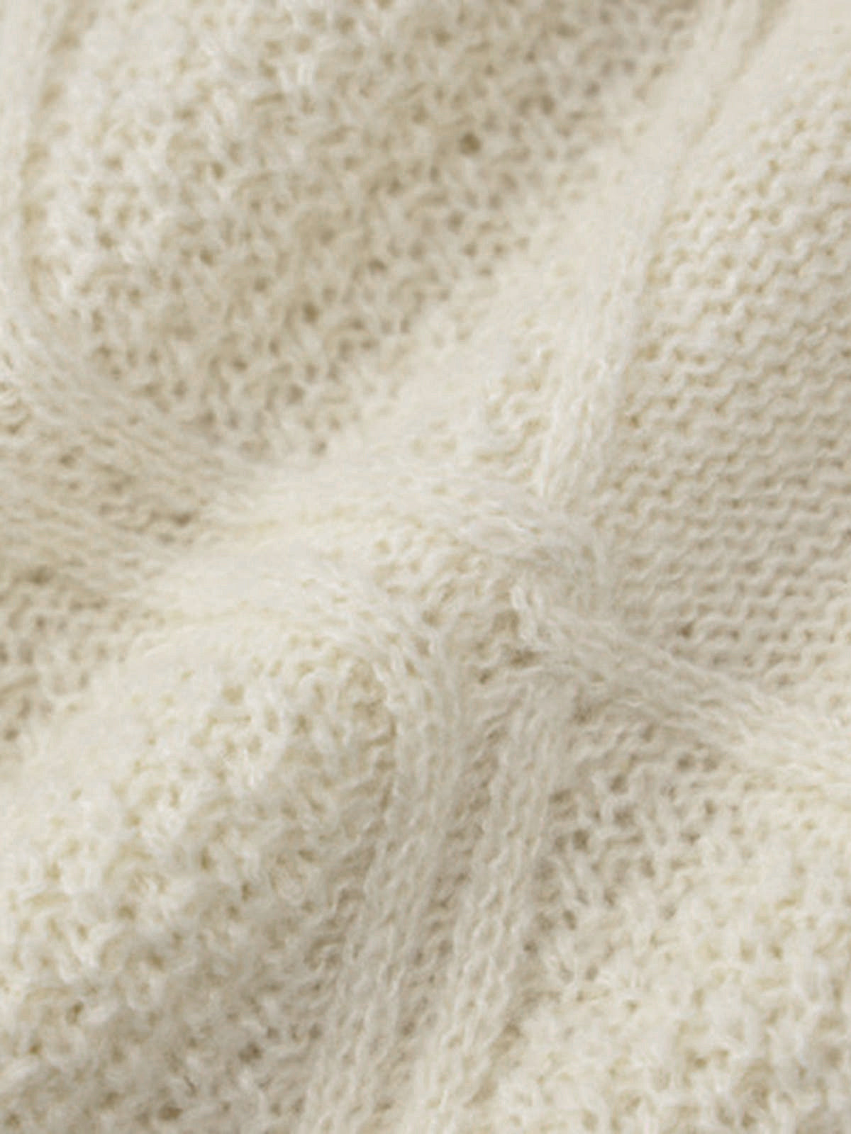 Thecomense - Ascension Cable Knit Cropped Sweater