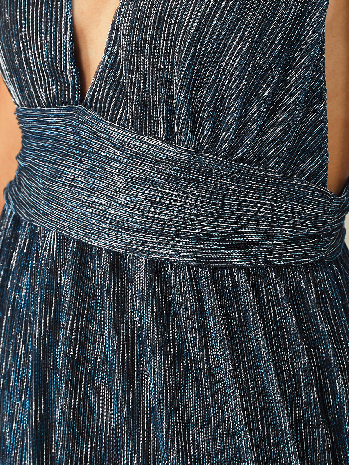 Thecomense - Halter Glam Mini Party Dress