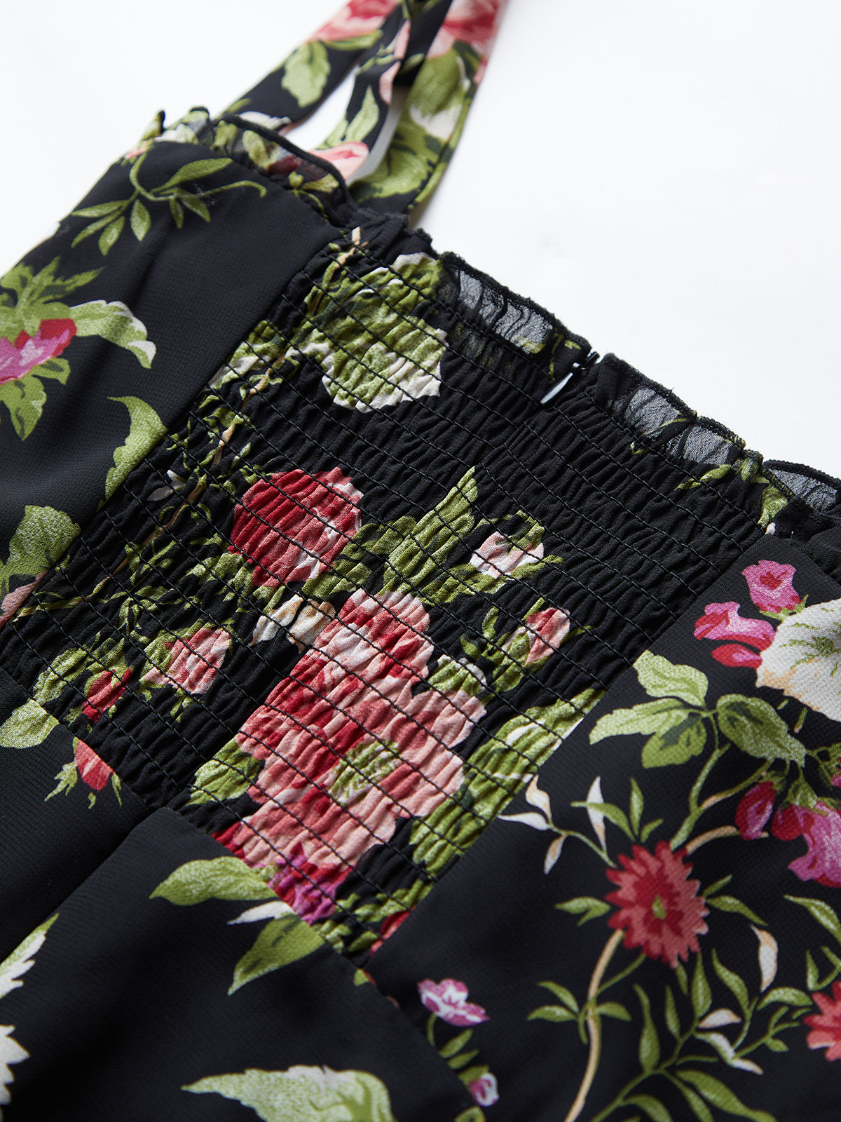 Thecomense - Floral Fantasy Strap Dress