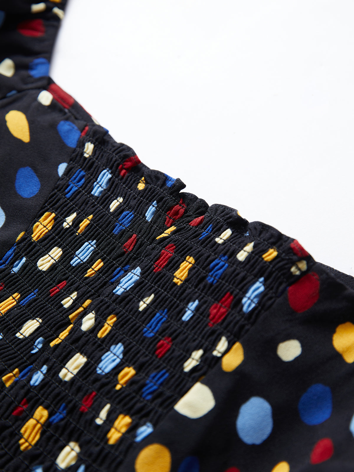 Thecomense - M&M's Puff Sleeve Crop Top