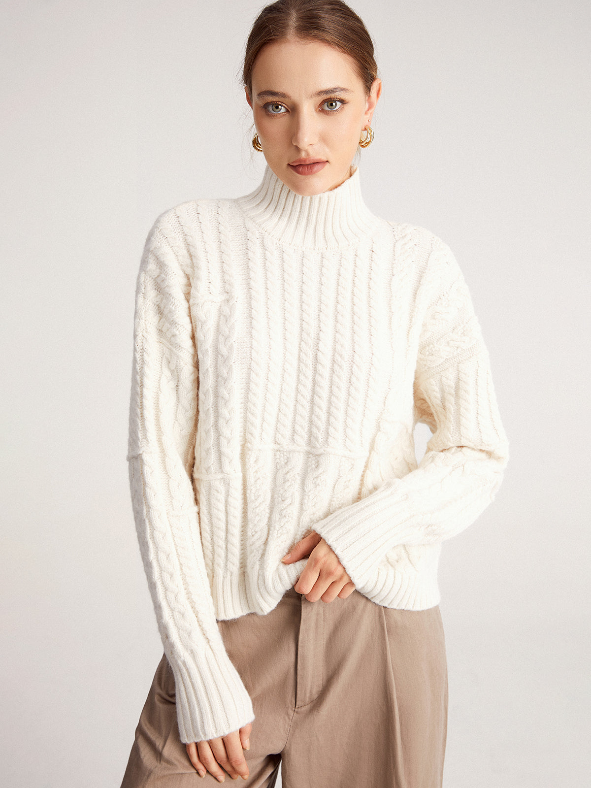 Thecomense - Fluffy Souffle Sweater