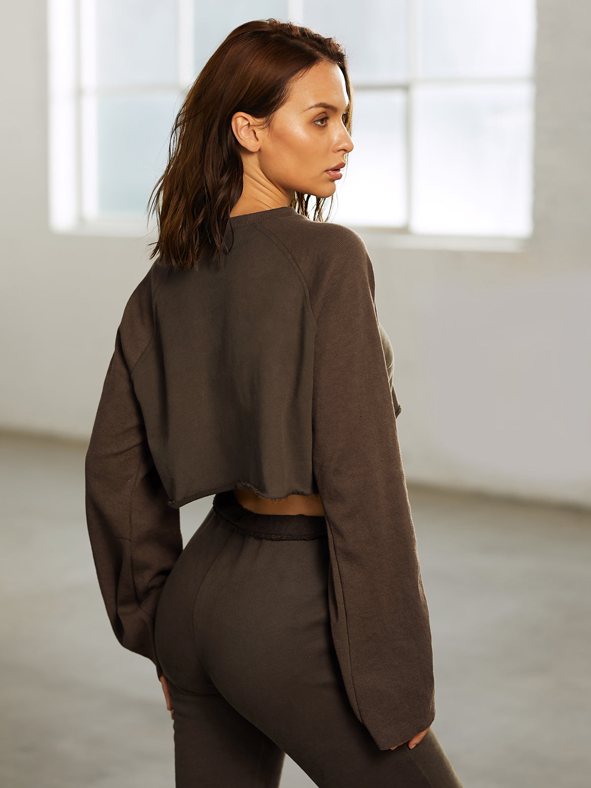 Thecomense - Street Essential - Cropped Essential Wide Sleeve Sweater