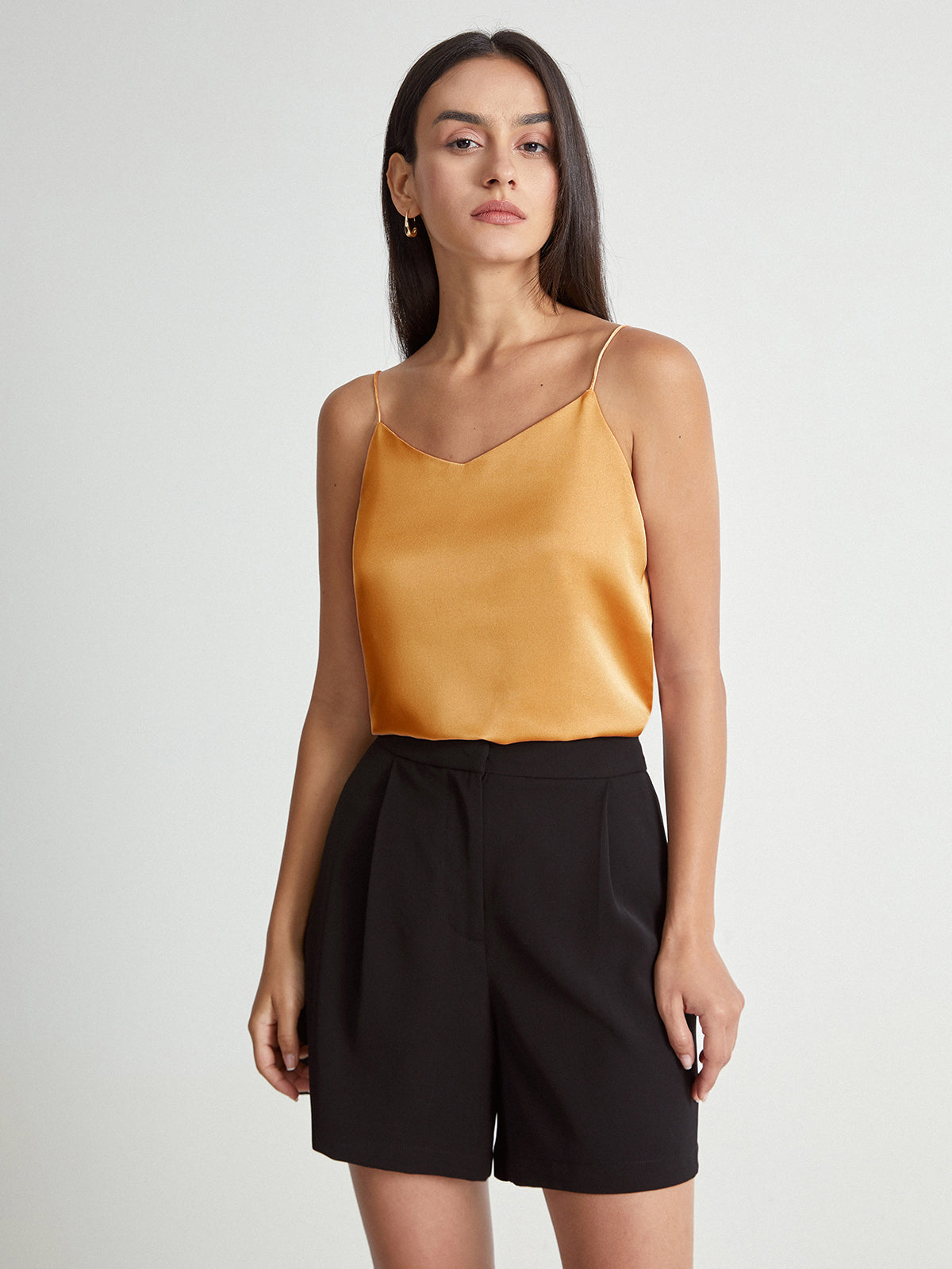 Thecomense - V-Neck Satin Camisole