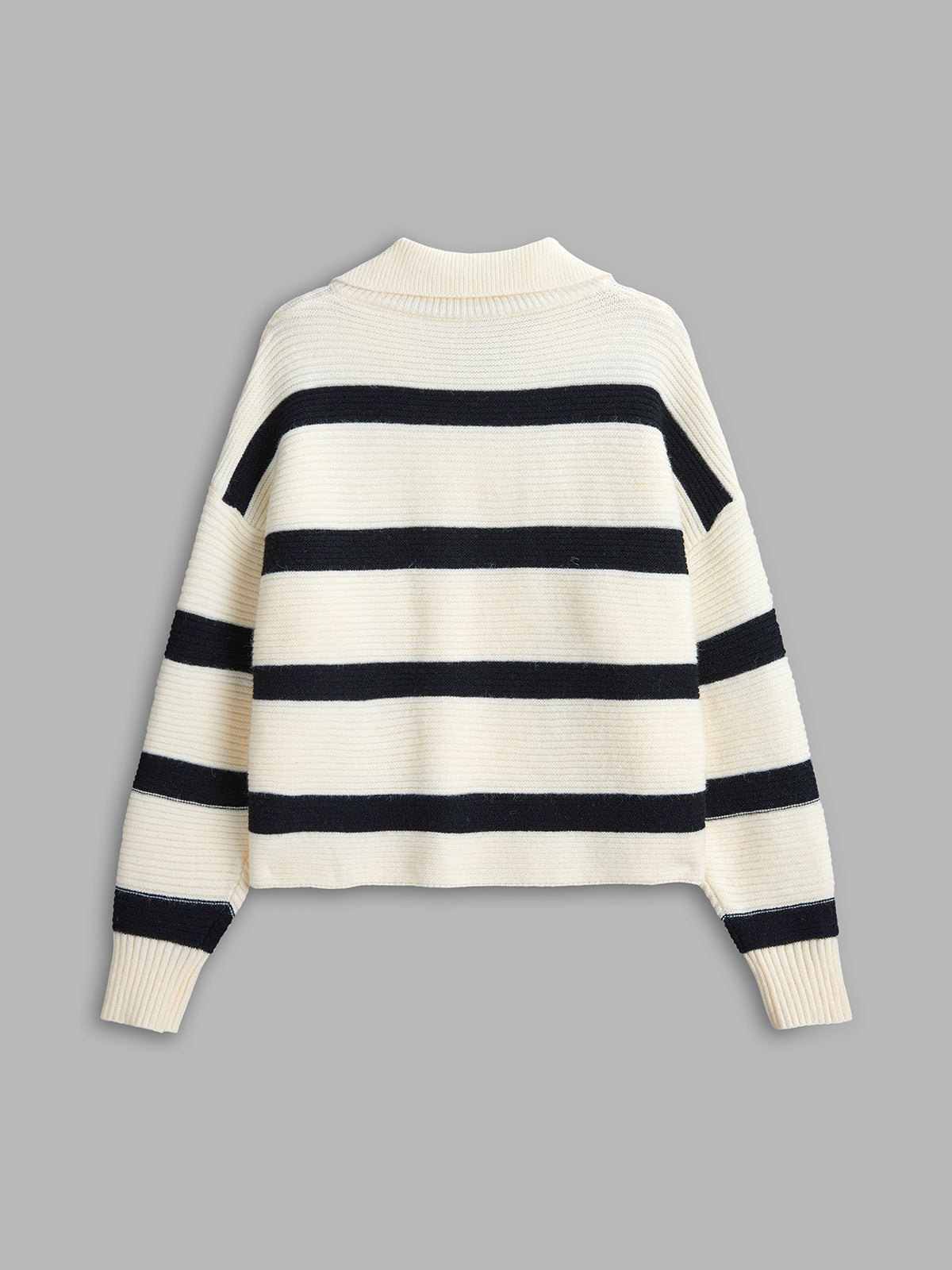 Thecomense - Alabastar Stripe Knit Cardigan