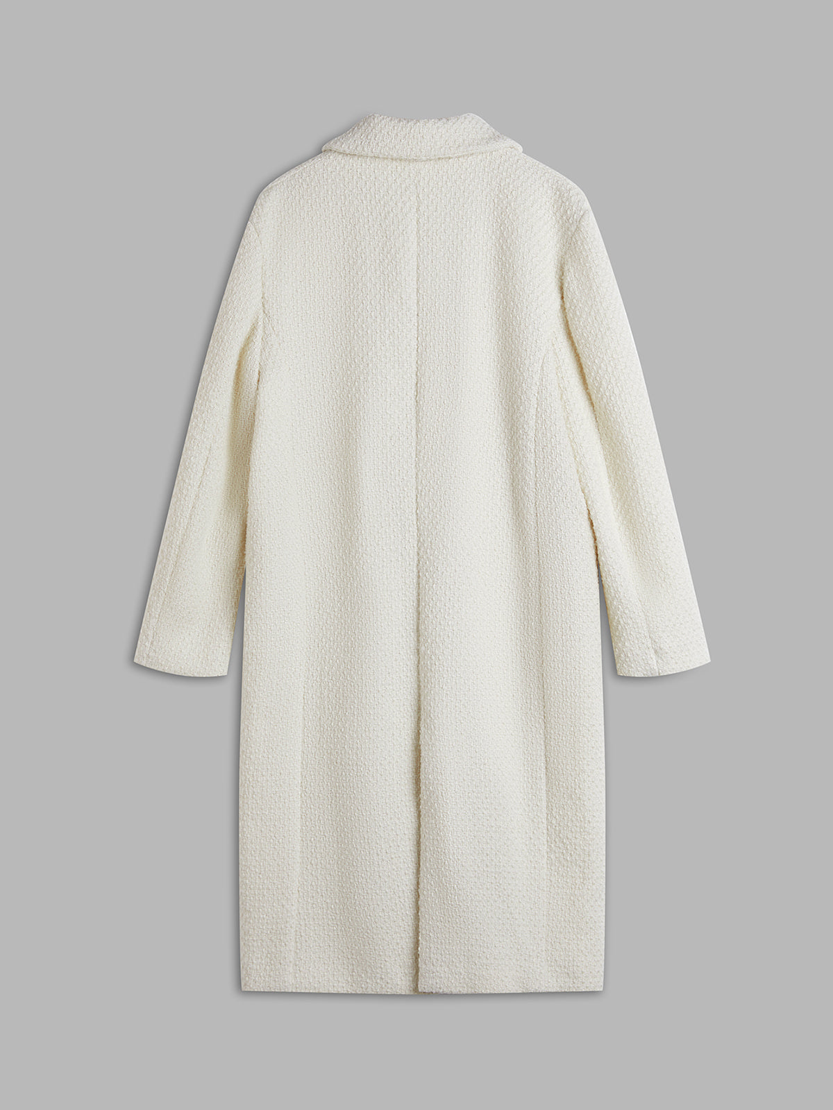 Thecomense - Solid Texture Wool Coat