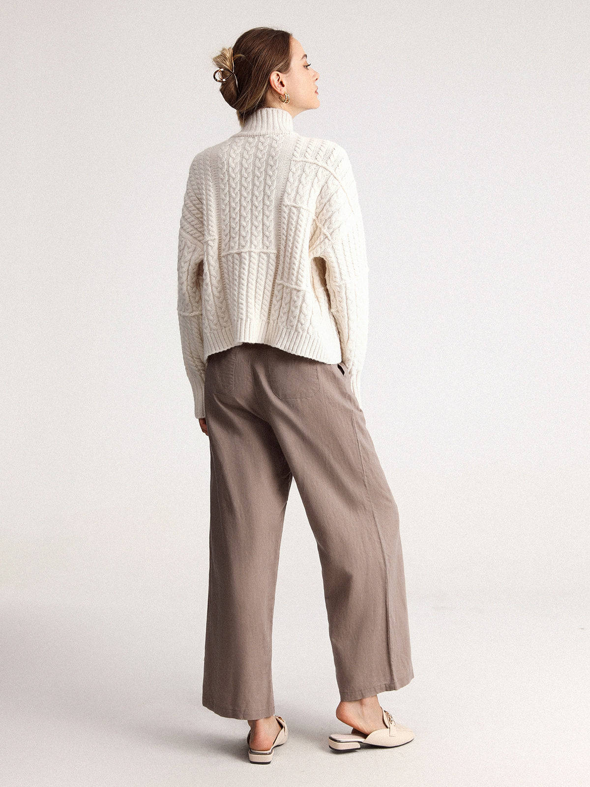 Thecomense - Santiago Senses Linen Straight Leg Pants