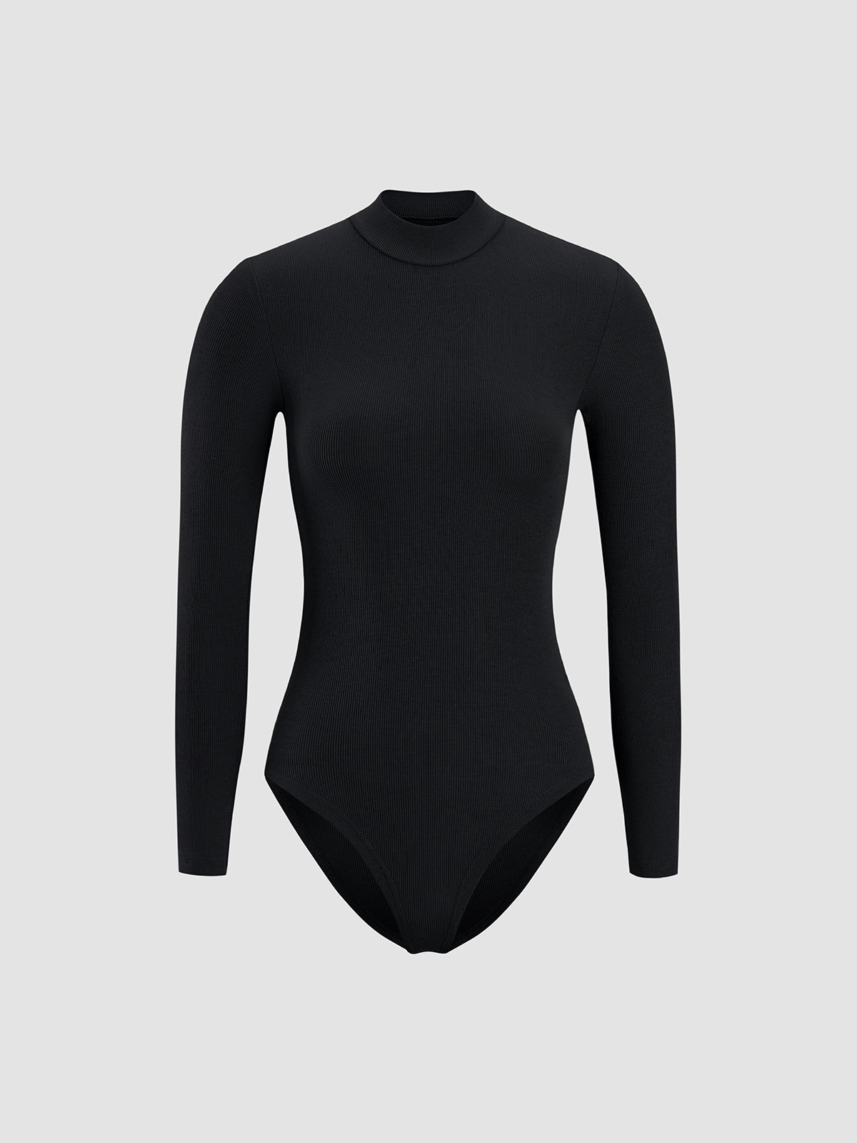 Thecomense - Solid Basic White Bodysuit