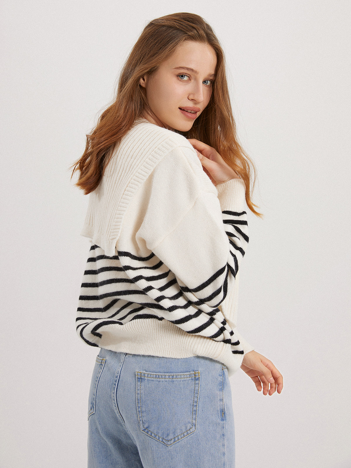 Thecomense - Madamoiselle Striped Sweater