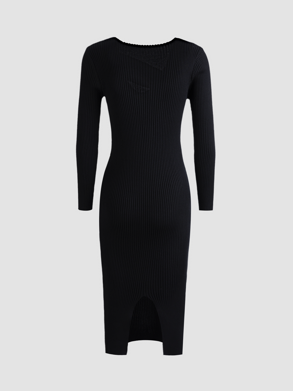 Thecomense - Me Before You Ribbed Sweater Dress