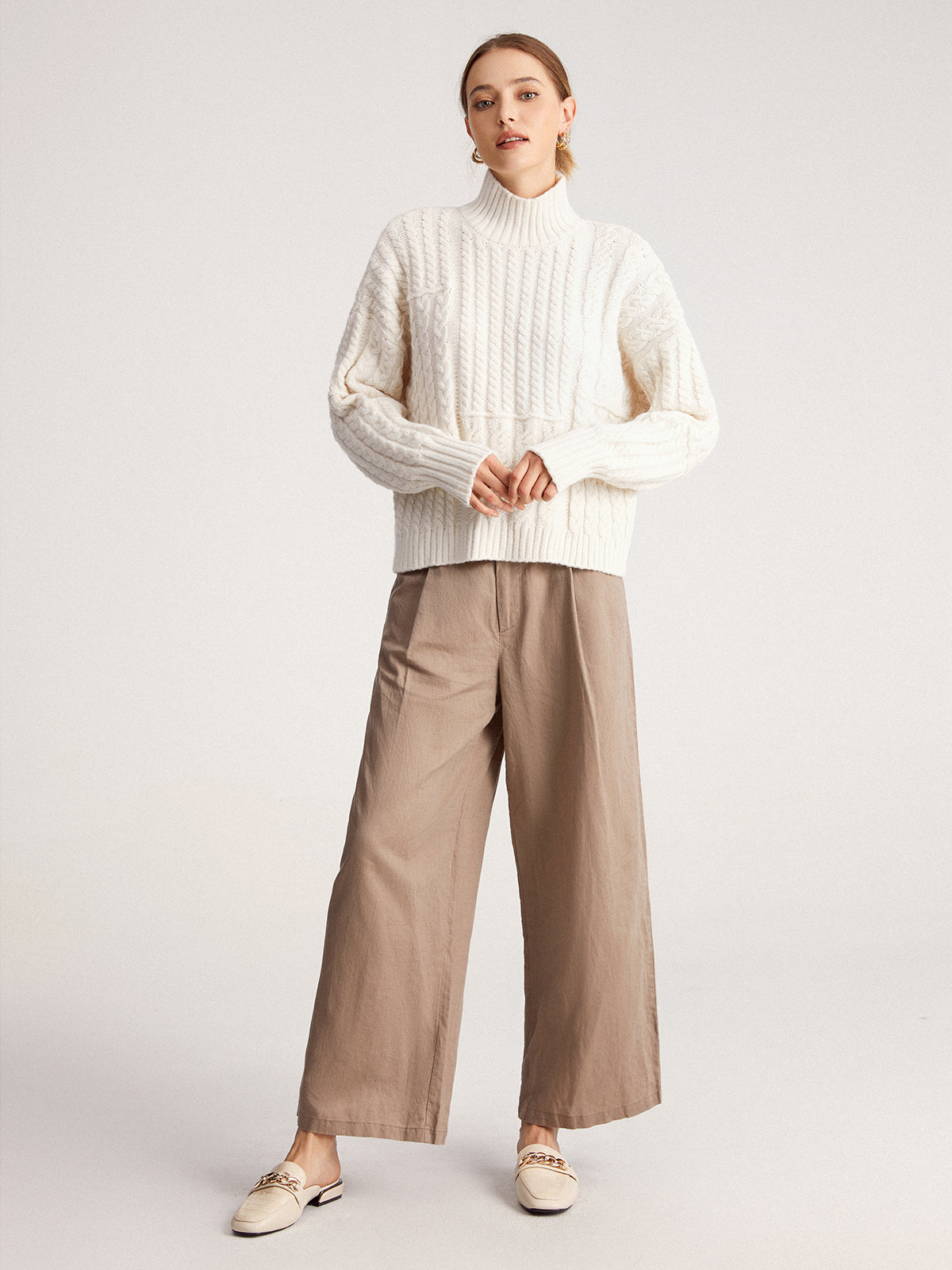 Thecomense - Fluffy Souffle Sweater