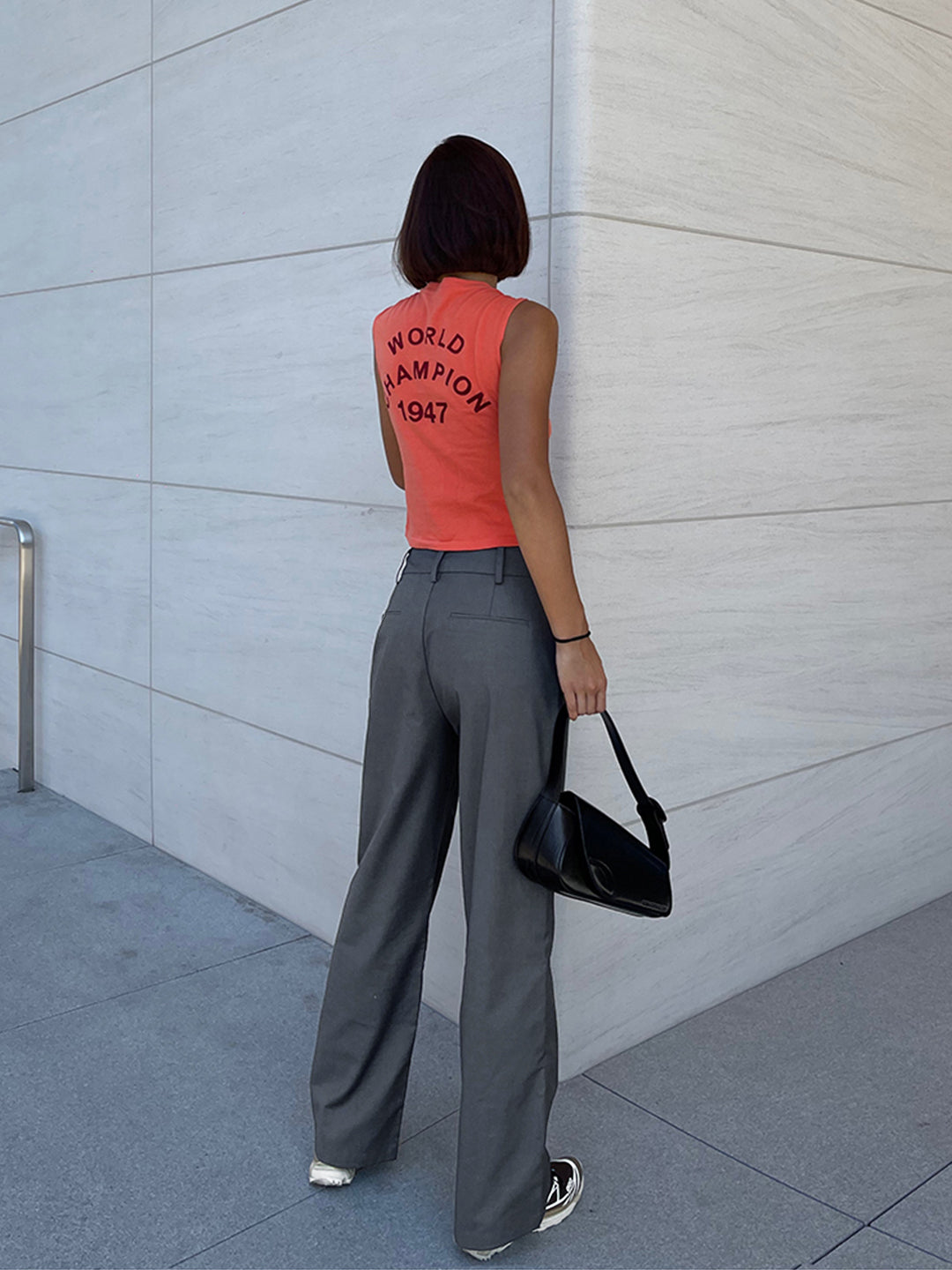 Thecomense - Silver Lining Loose Trousers