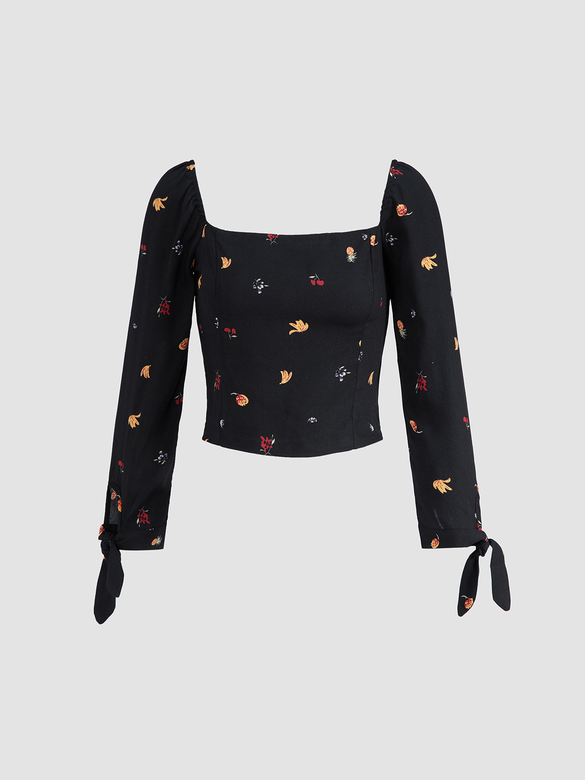 Thecomense - Fruity Punch Square Neck Top