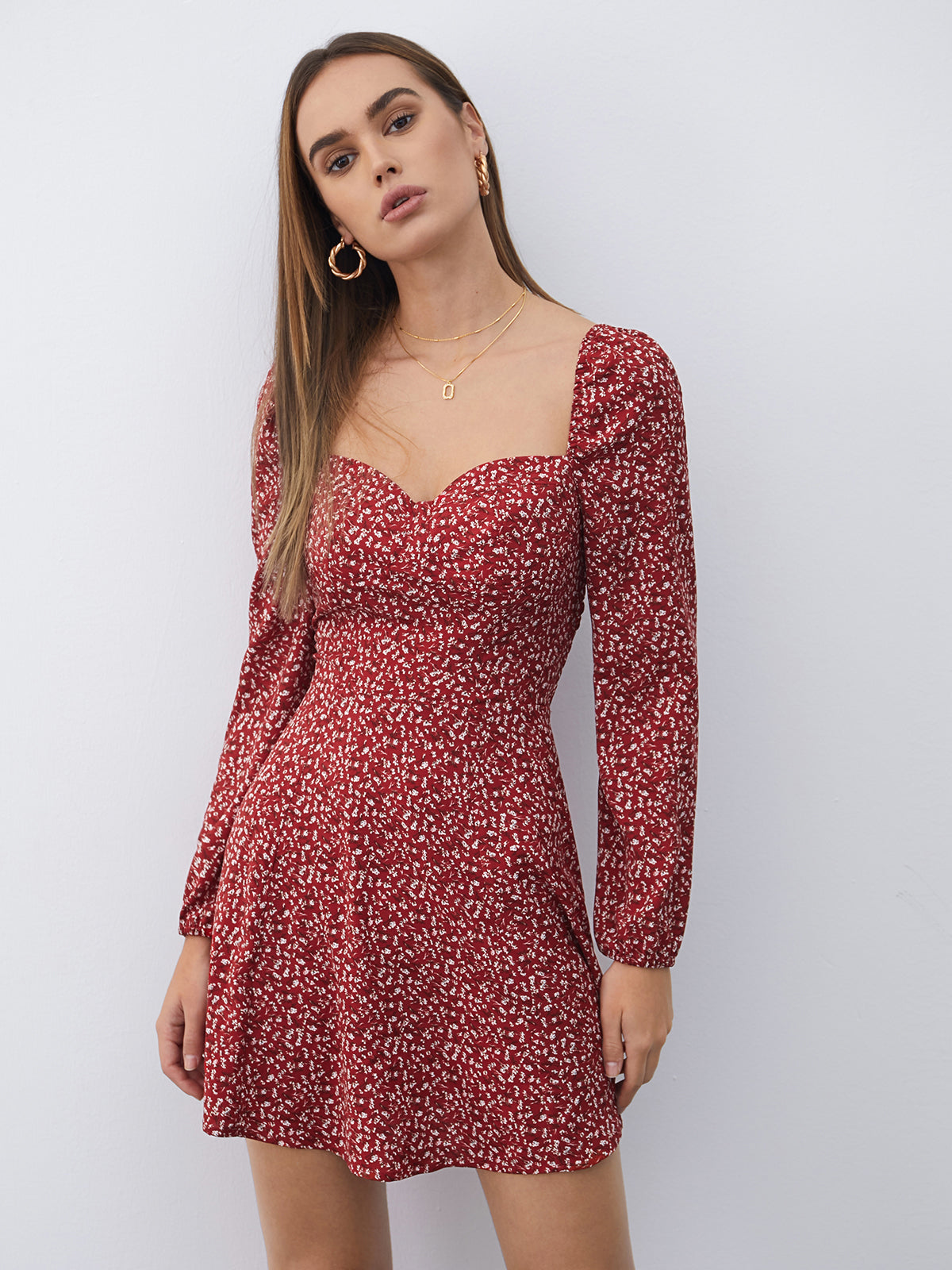 Thecomense - Ruby Florama Mini Dress