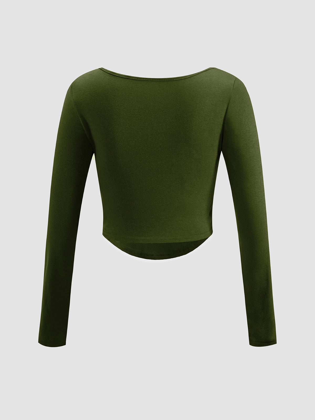 Thecomense - Brownie Square Neck Top