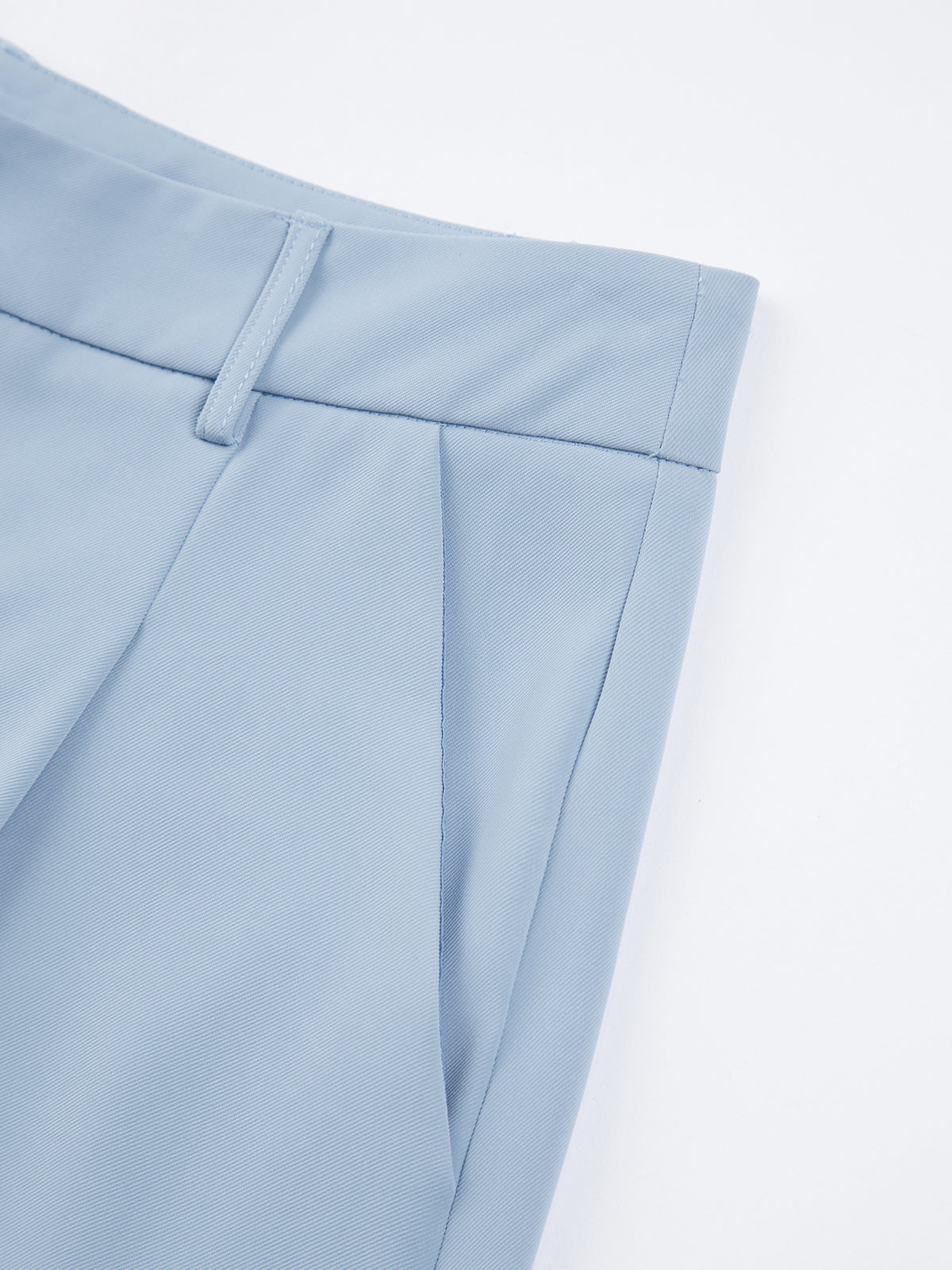 Thecomense - High Waisted Pastel Trouser Shorts