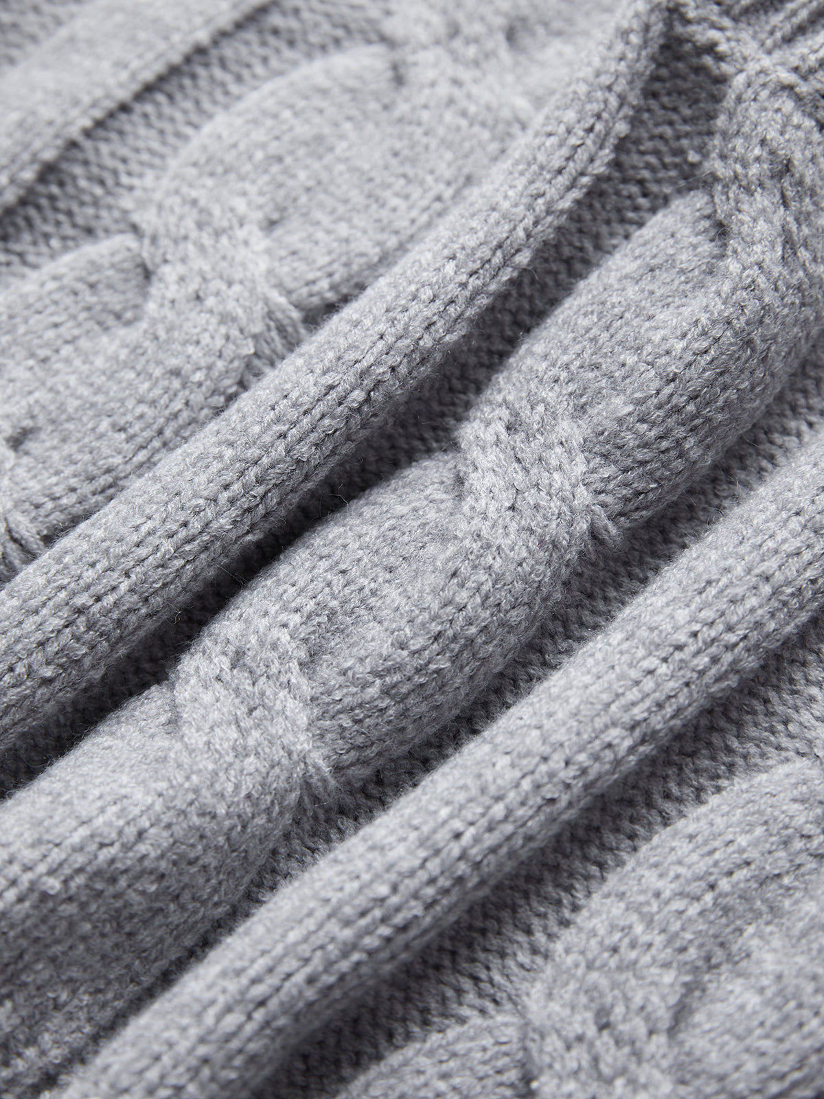 Thecomense - Breaking Rules Cable Knit Crop Sweater