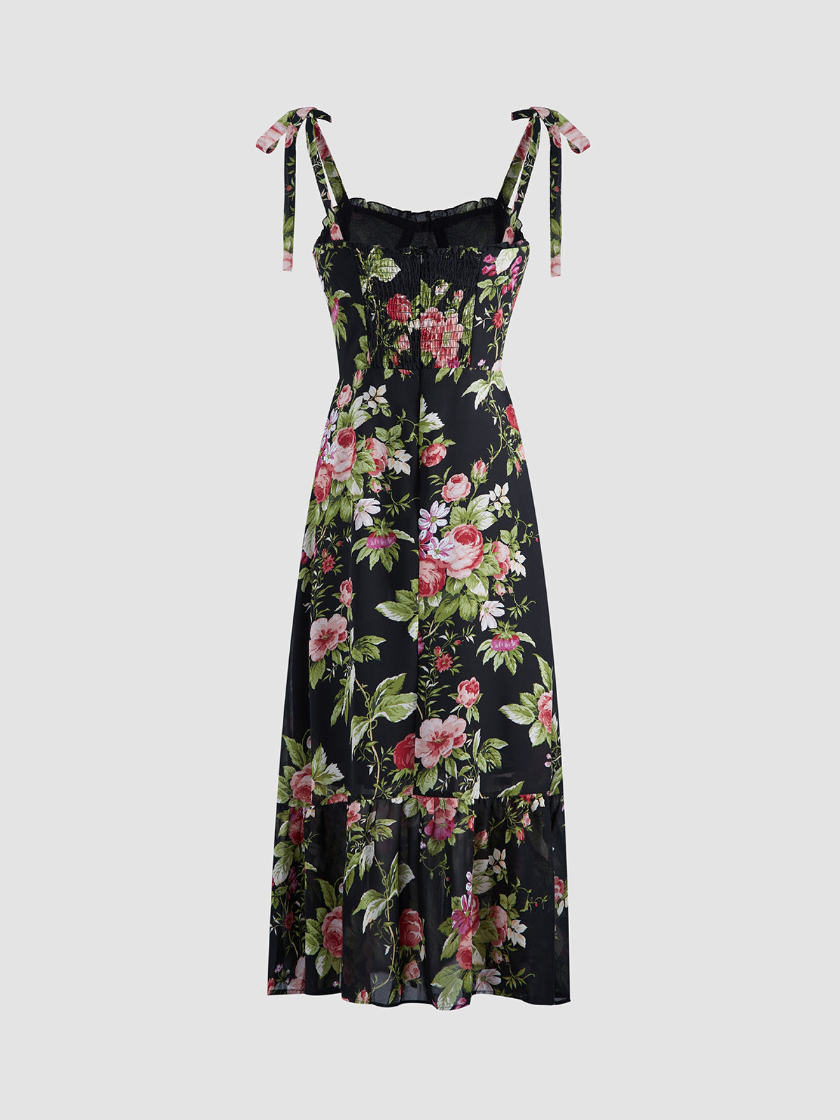 Thecomense - Floral Fantasy Strap Dress