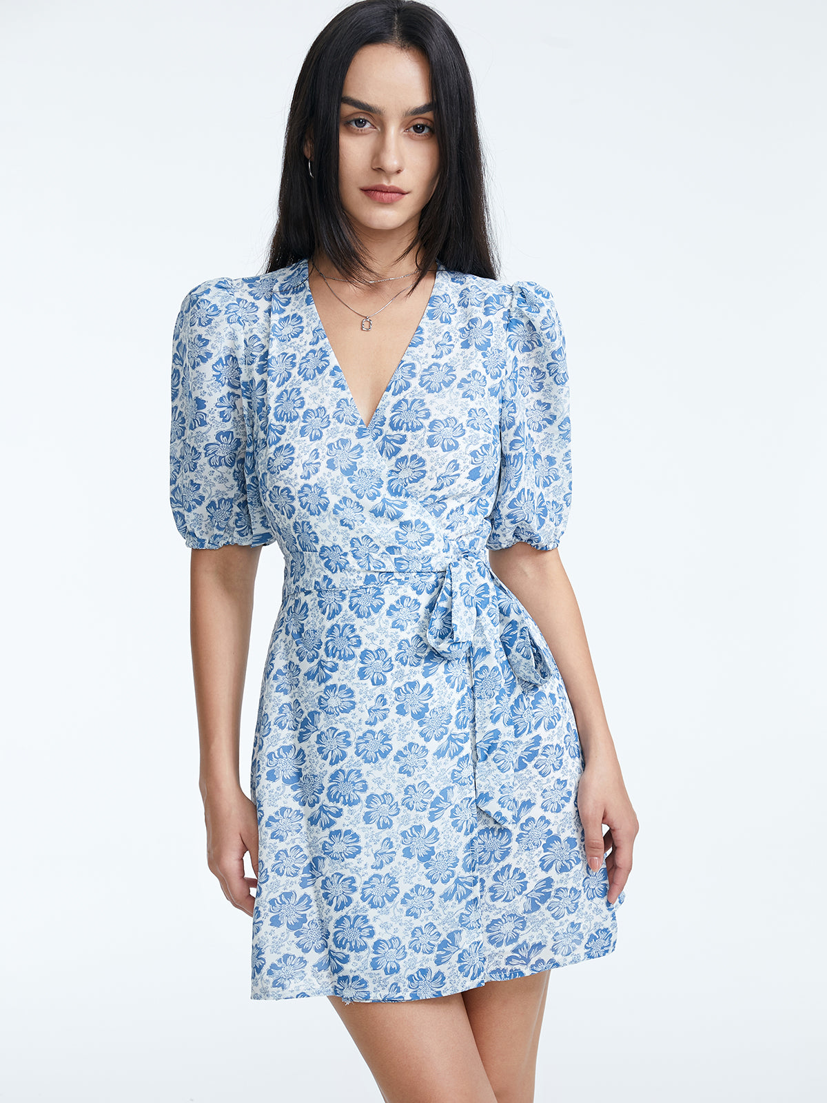 Thecomense - Amethyst Elven Wrap Dress