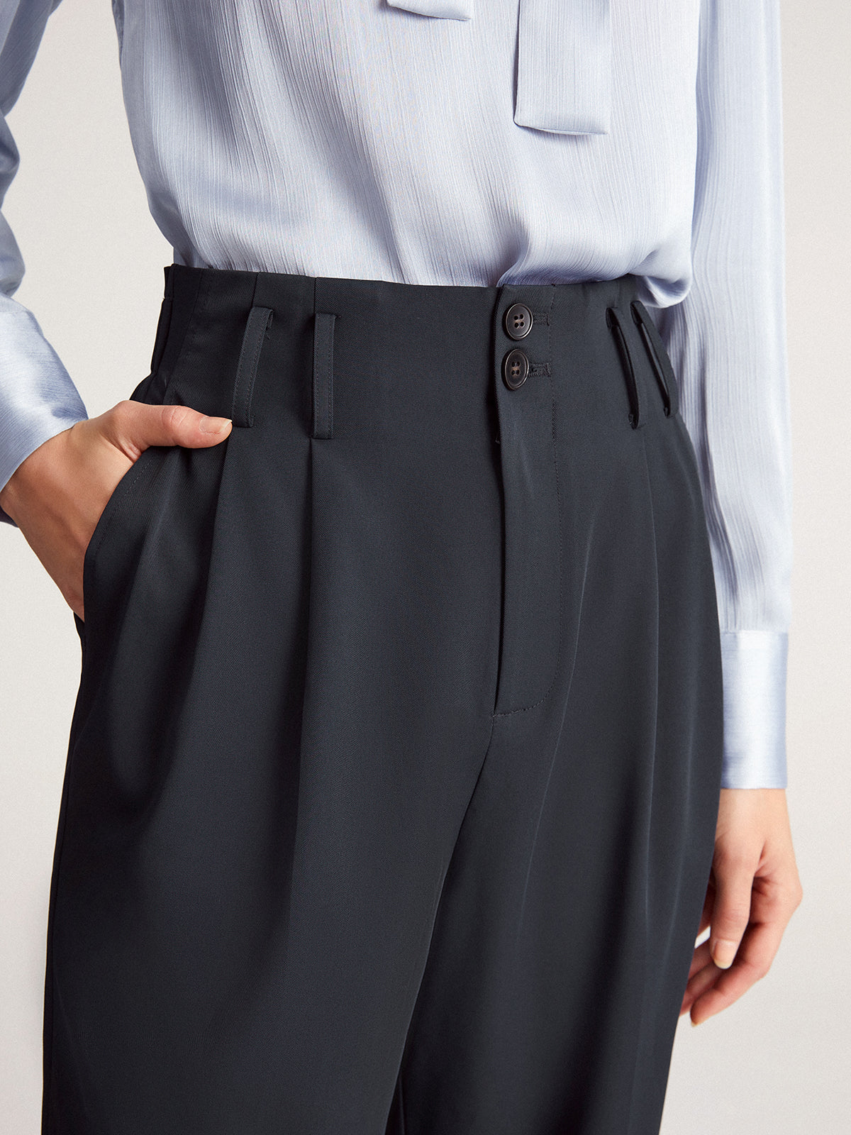 Thecomense - Salute Straight Leg Pants