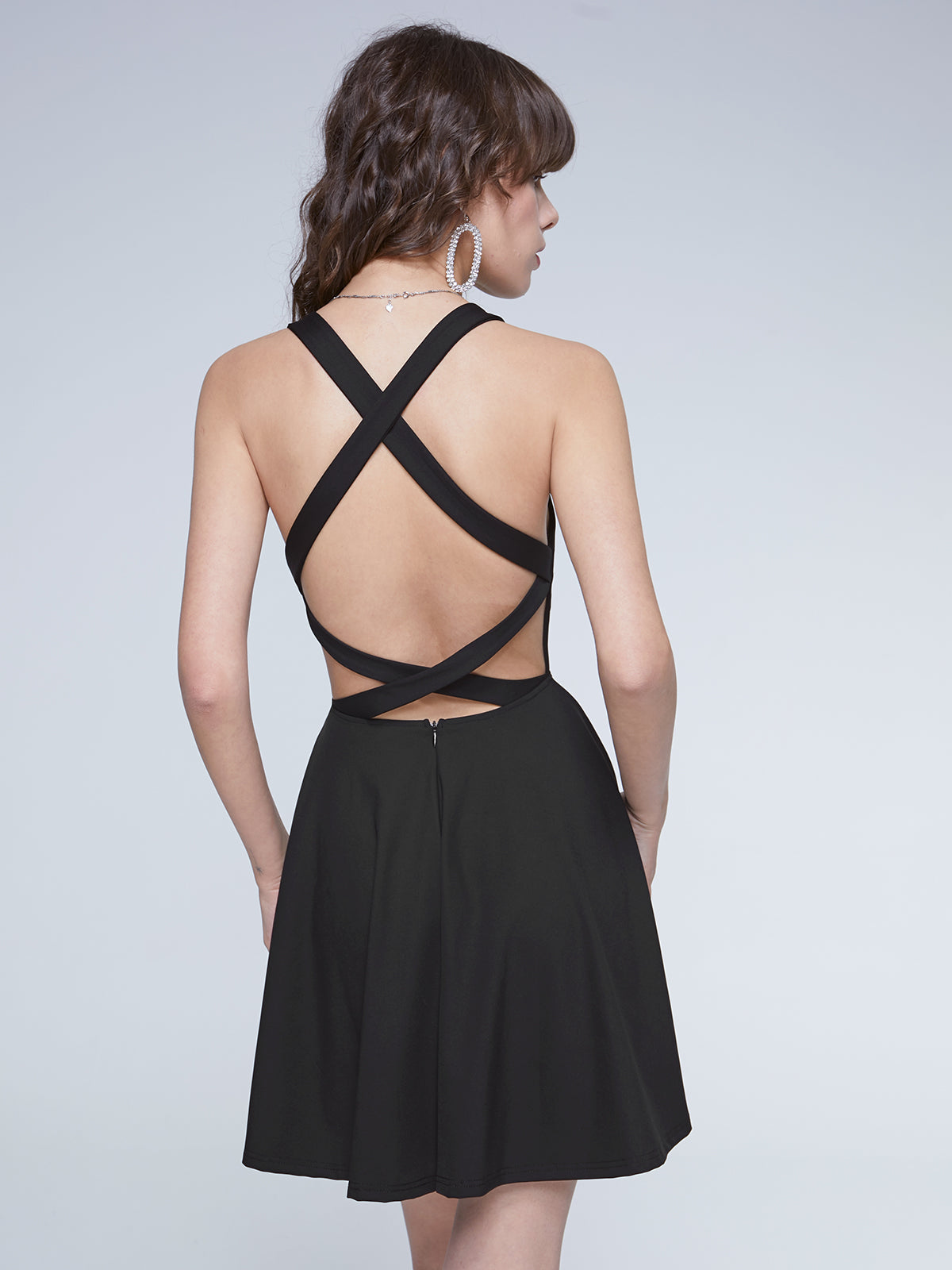 Thecomense - Back Strap Casual Dress