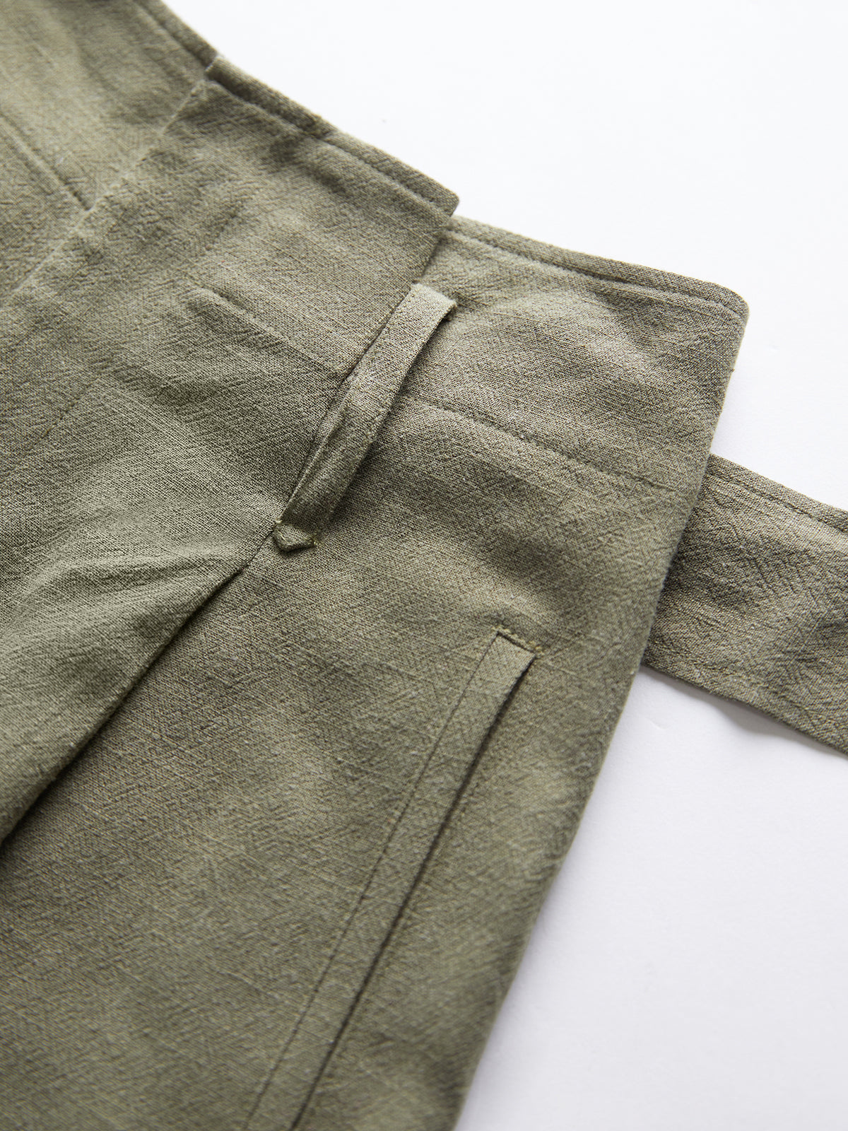 Thecomense - Weekend Loaf Belted High Waist Shorts