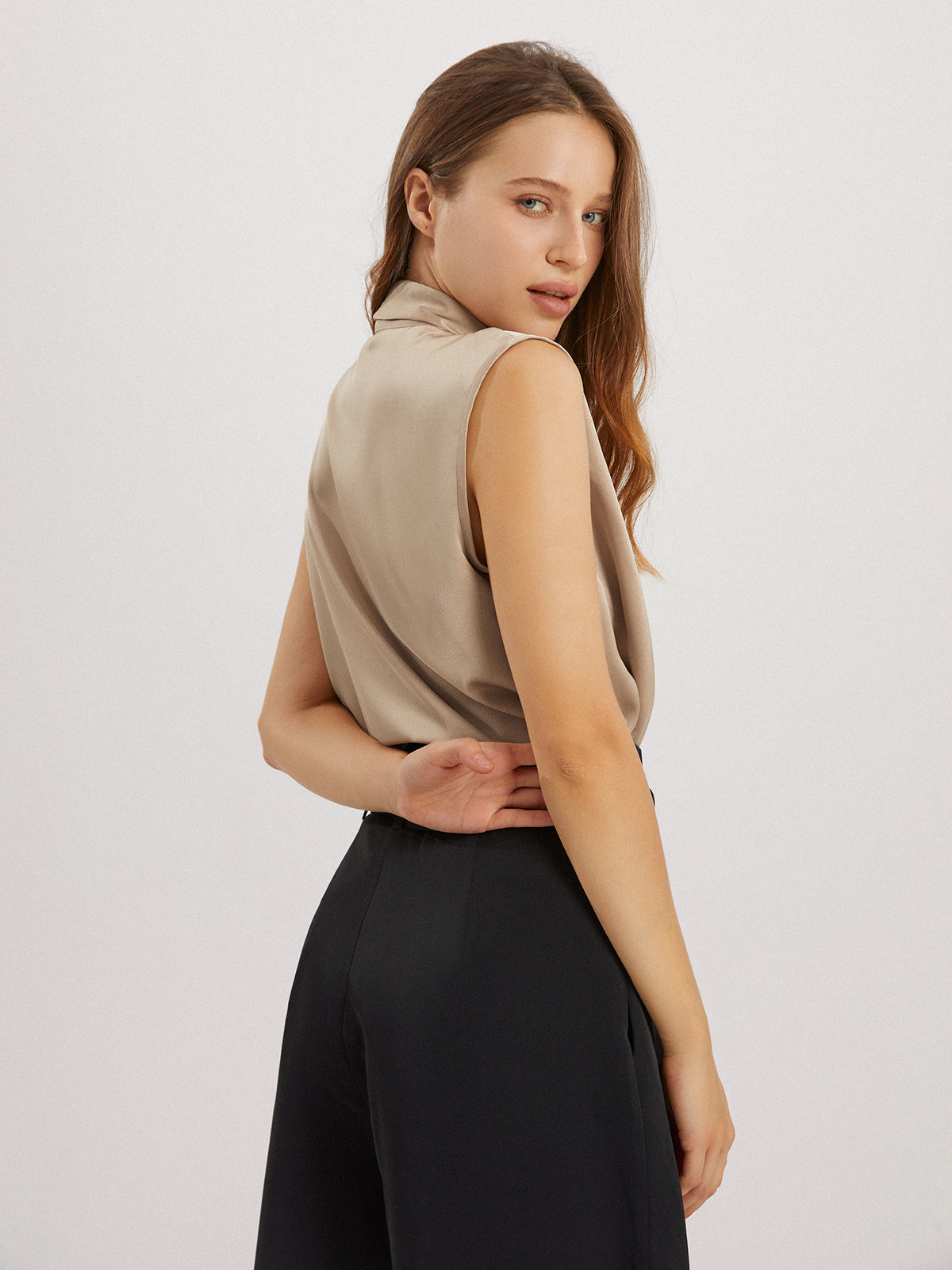 Thecomense - Essential Satin Tank Top